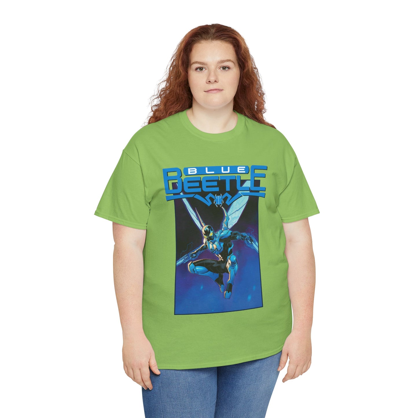 Blue Beetle T-Shirt - Dan Mora Art - DC Comics Character - Jaime Reyes
