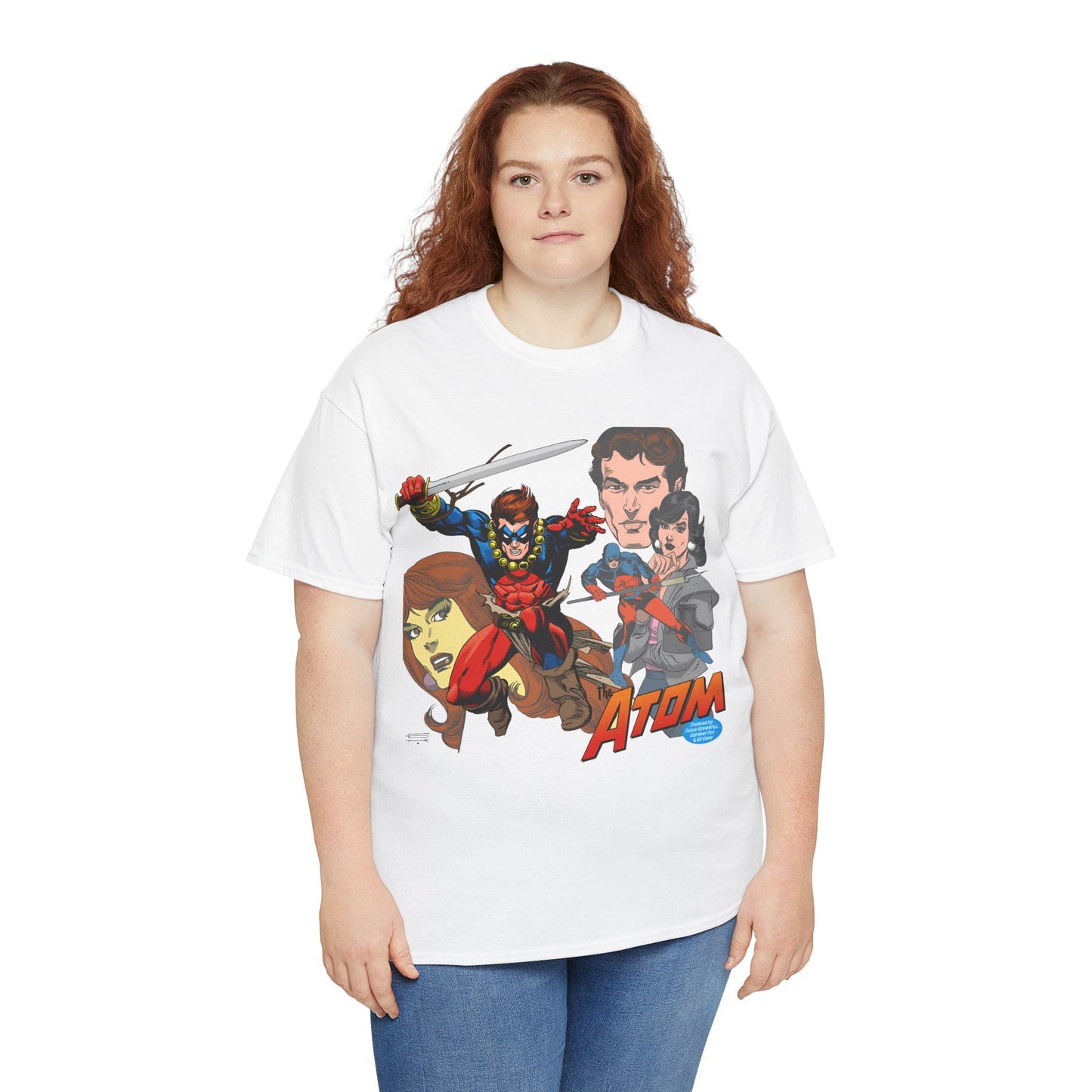 Atom T-Shirt - Gil Kane Art - Who's Who Image - Ray Palmer, JLA Member - Silver Age Hero - DC Comics