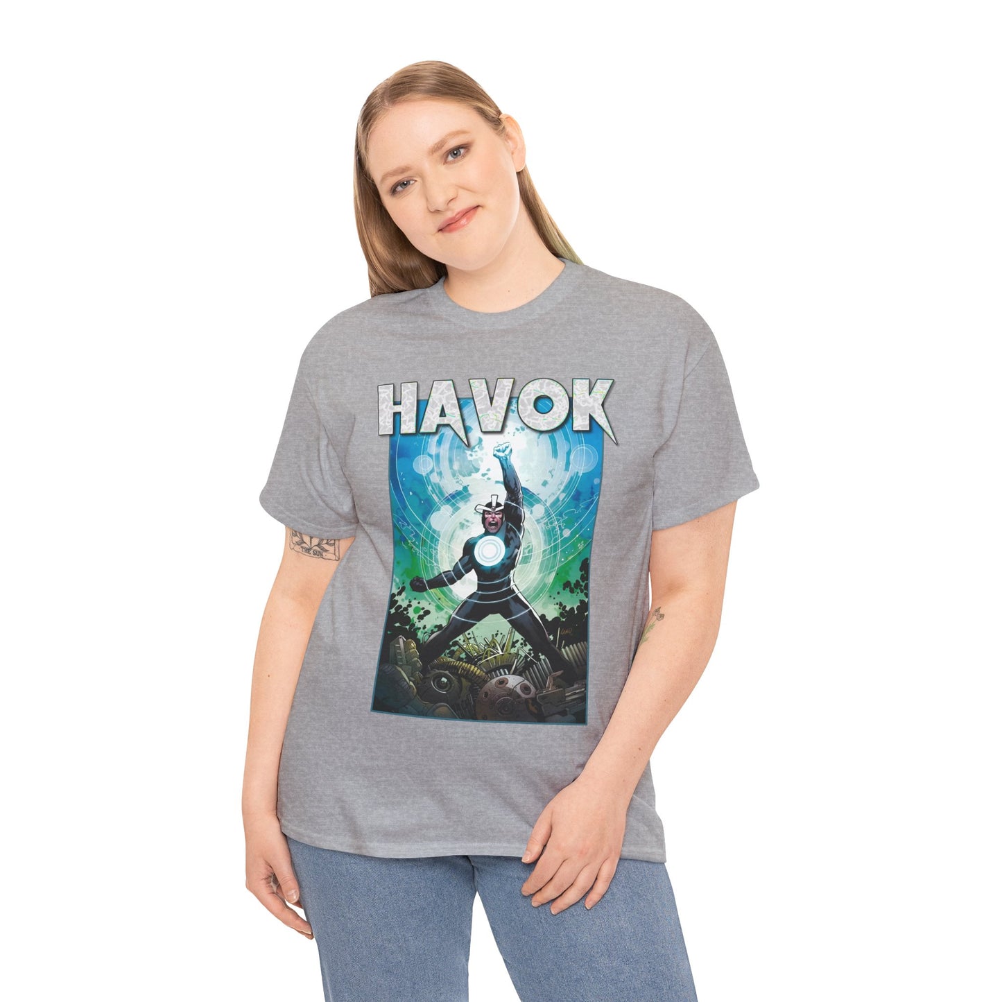 Havok T-Shirt - Greg Land Art - Alex Summers - X-Men, X-Factor Member & Leader - Mutant Hero - Brother to Scott Summers, Cyclops - Marvel Comics
