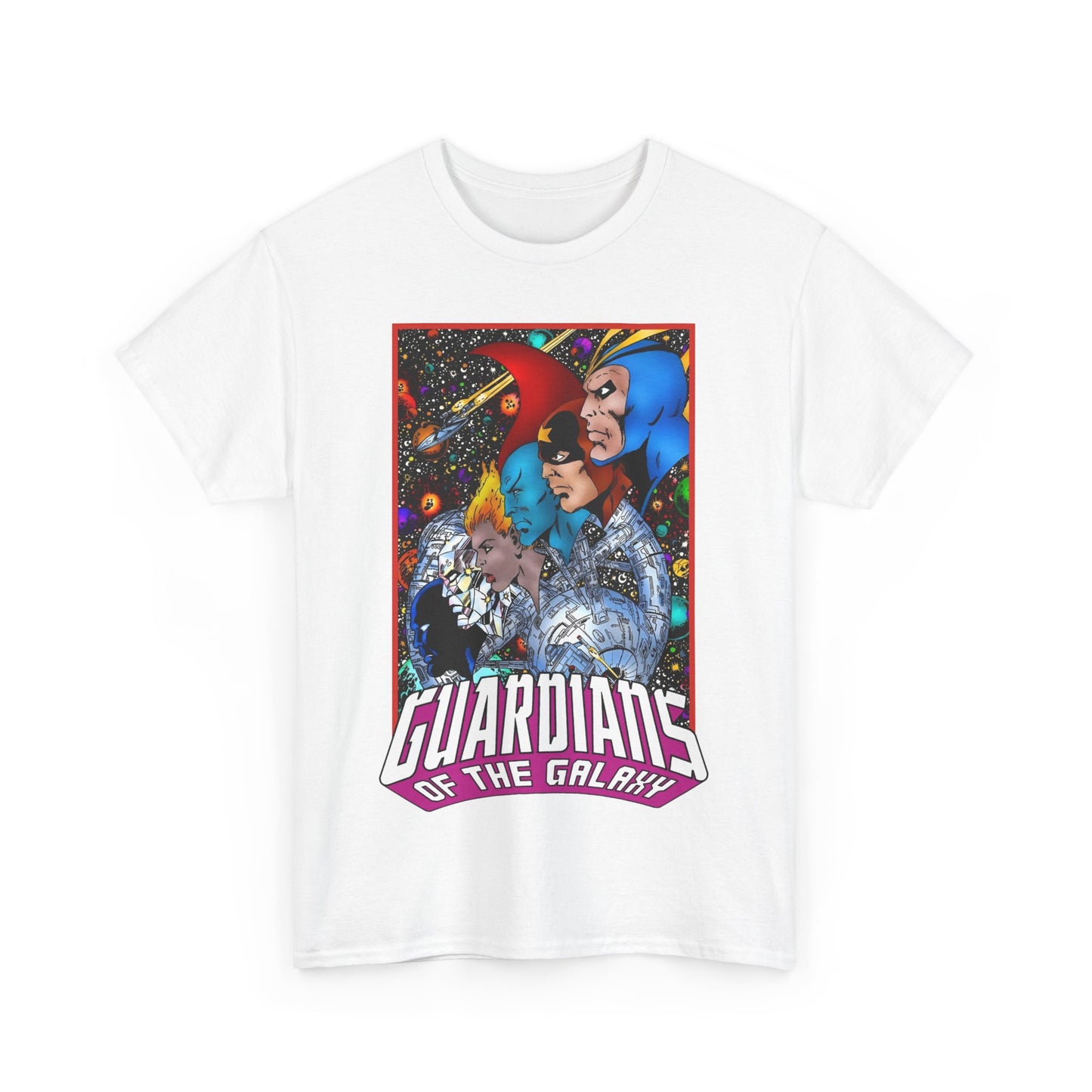 Guardians of the Galaxy T-Shirt - George Perez Art - Starhawk, Yondu, Vance Astro - Marvel Comics