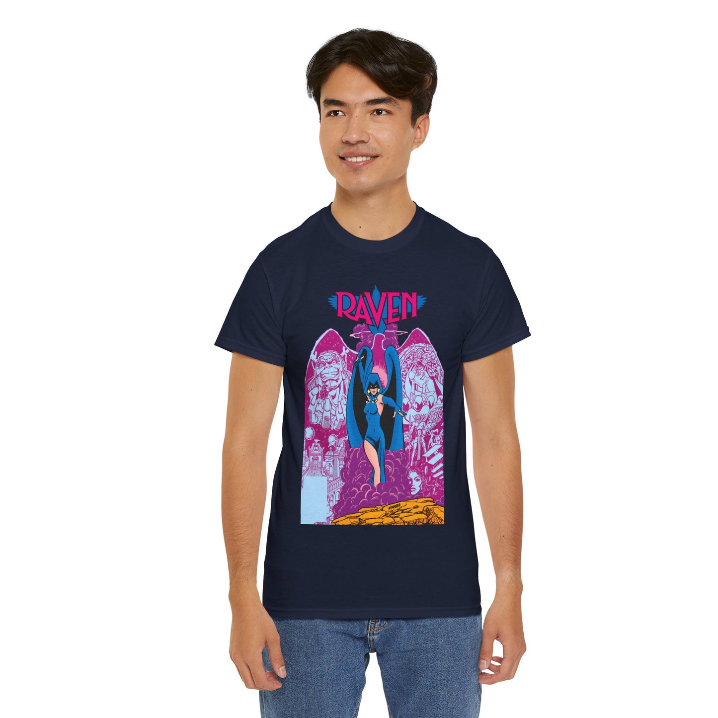 Raven T-Shirt - George Perez Art - New Teen Titans - Trigon, Azarath - DC Comics