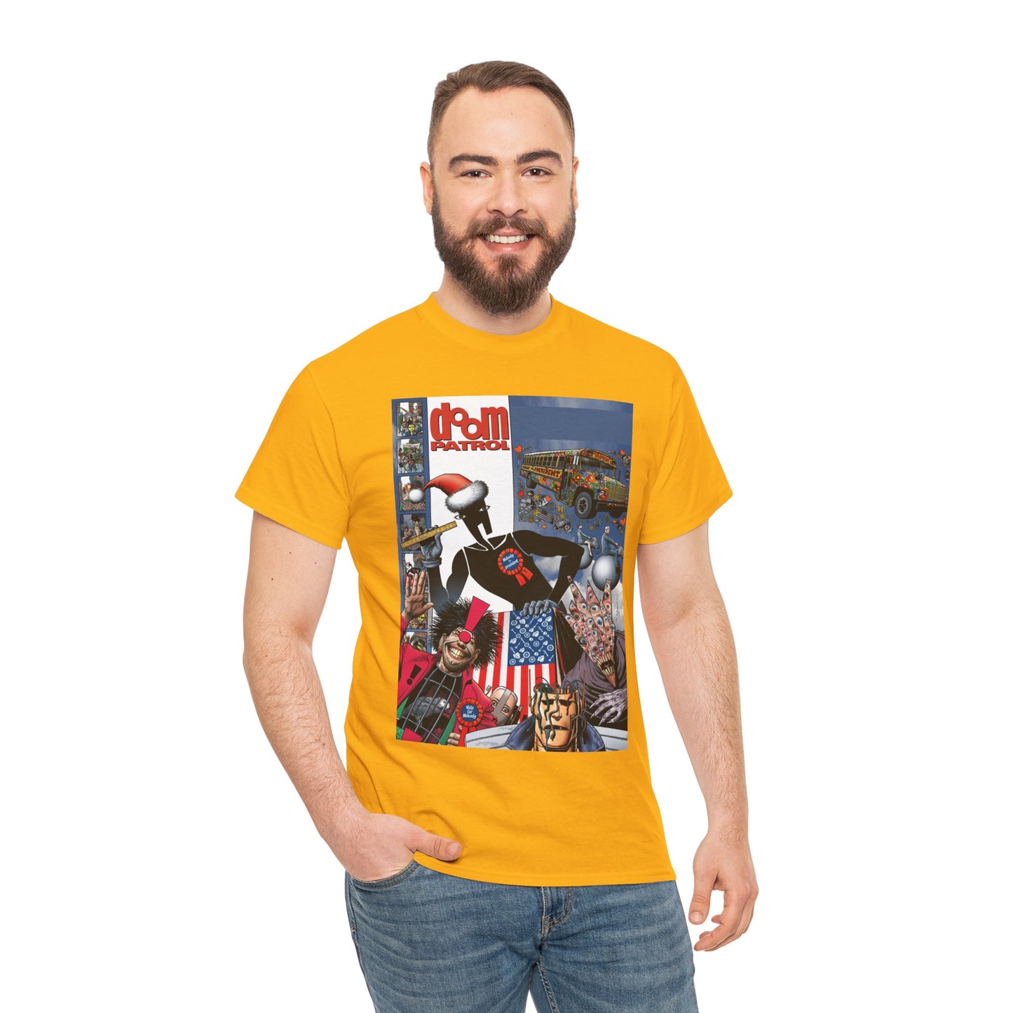 Doom Patrol T-Shirt - Brian Bolland Art - Mr Nobody For President - DC Comics/Vertigo Cover Artwork