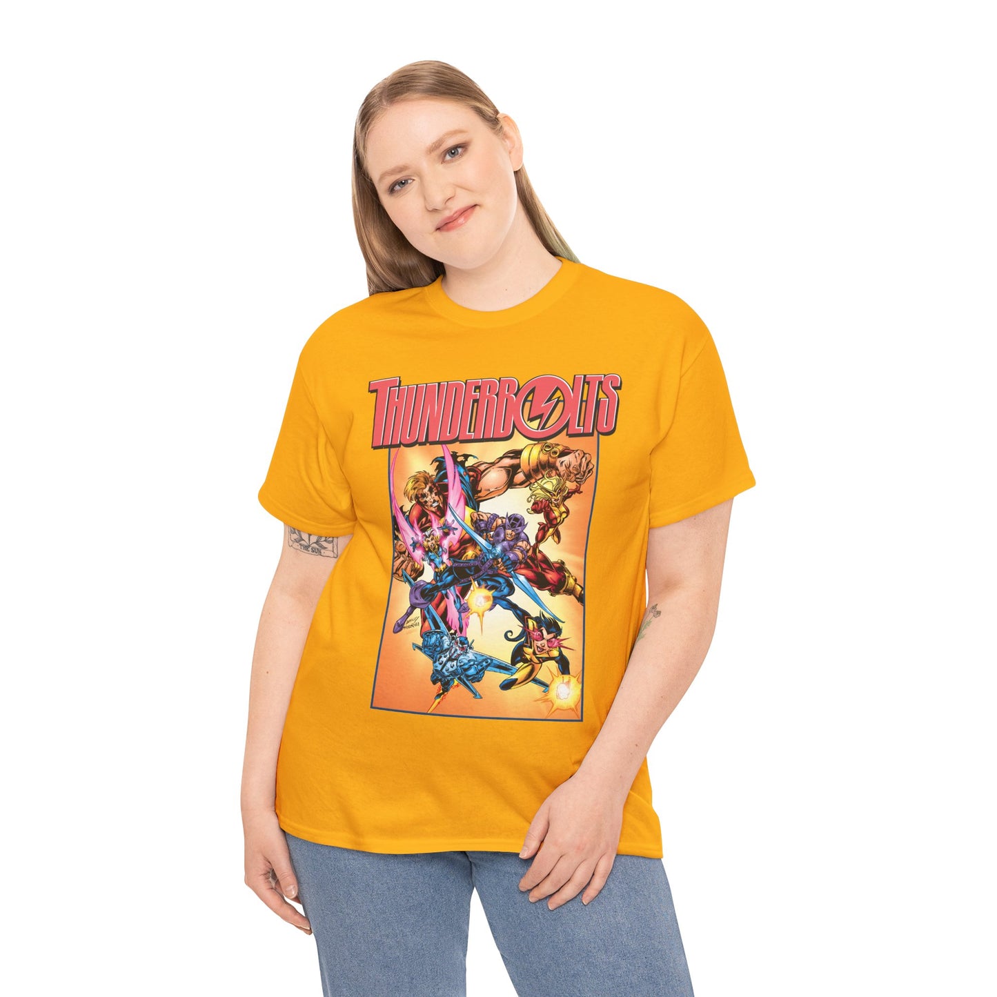 Thunderbolts T-Shirt - Mark Bagley Art - Hawkeye, Songbird - Marvel Comics - Avengers Connection