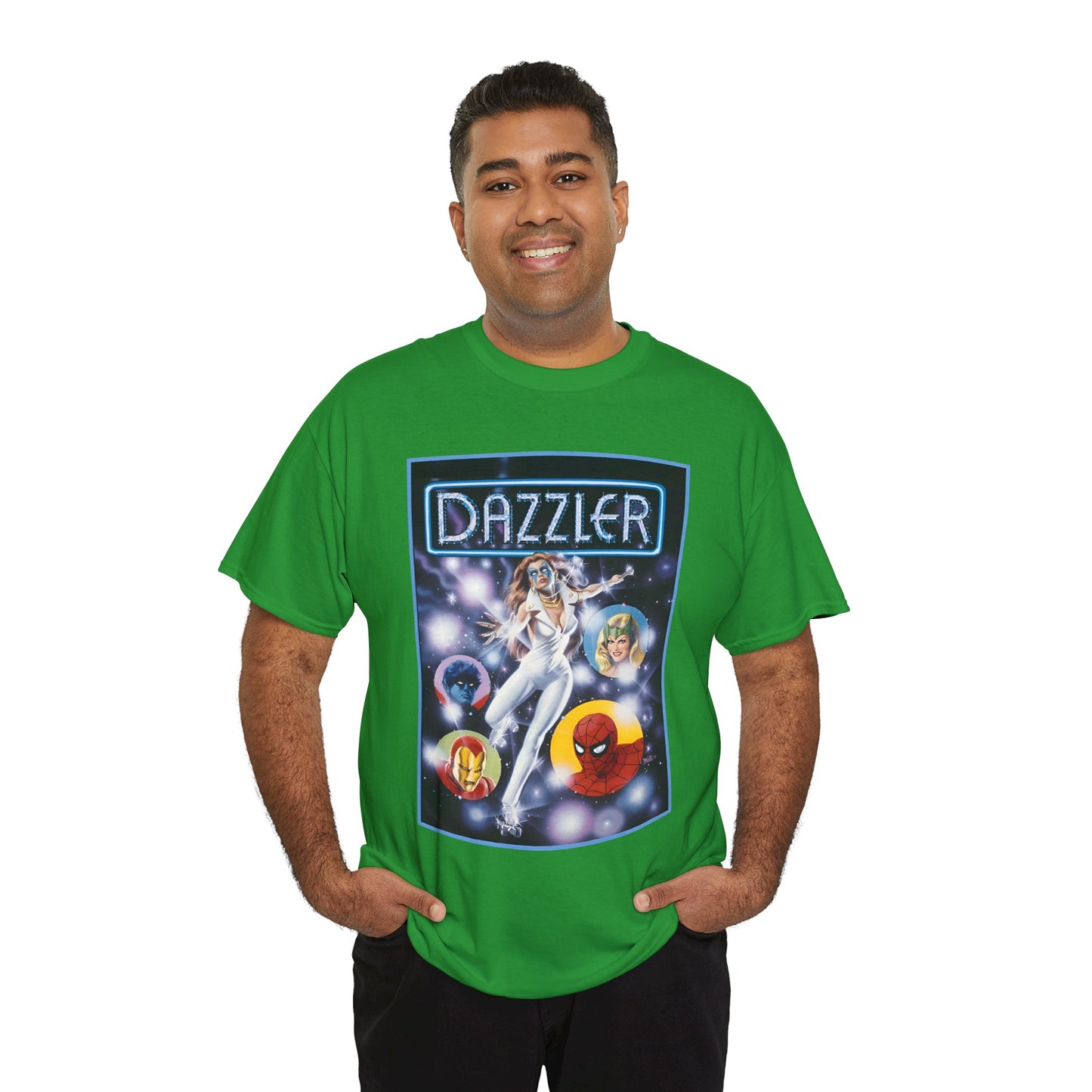 Dazzler T-Shirt - Bob Larkin Art - X-Men Connection - Alison Blaire - Mutant Pop Star - Marvel Comics