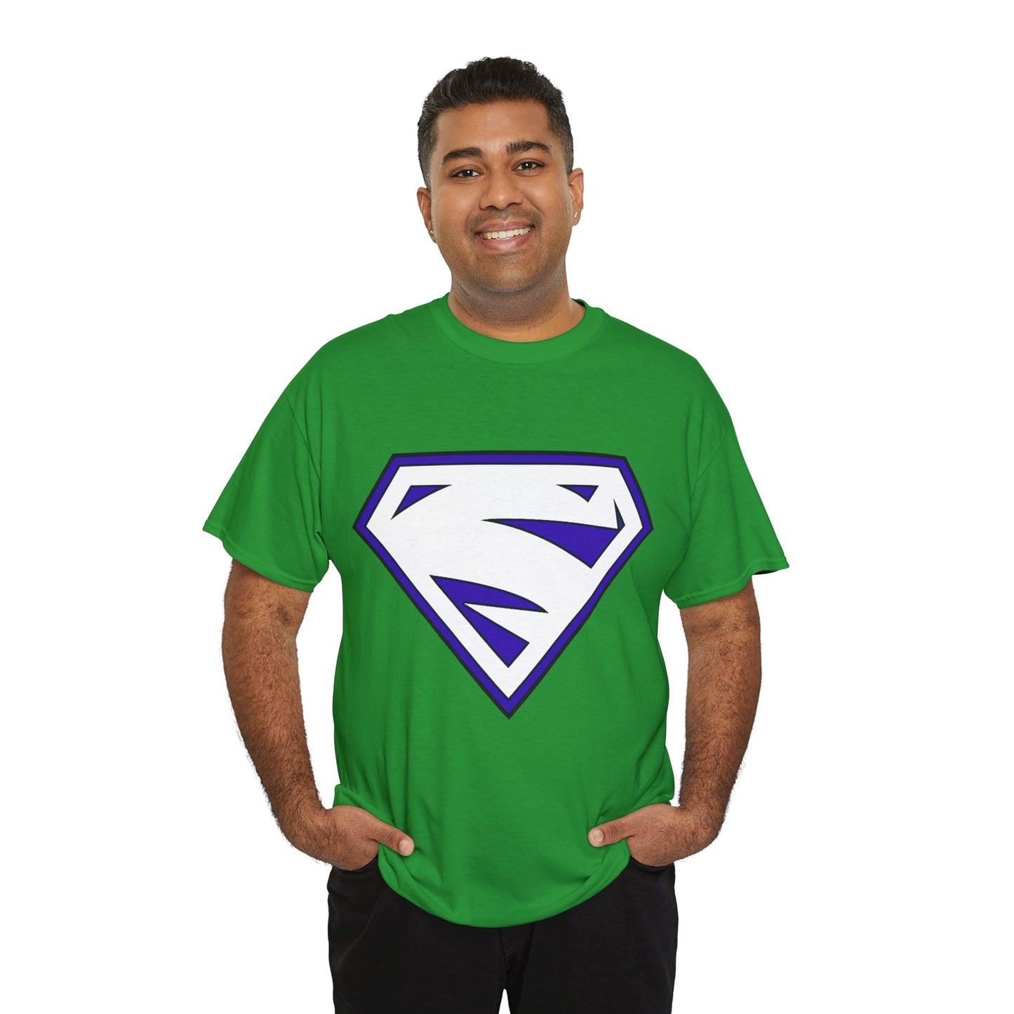 Electric Superman Logo T-Shirt - Clark Kent - Man of Steel - DC Comics - 1990s Storyline