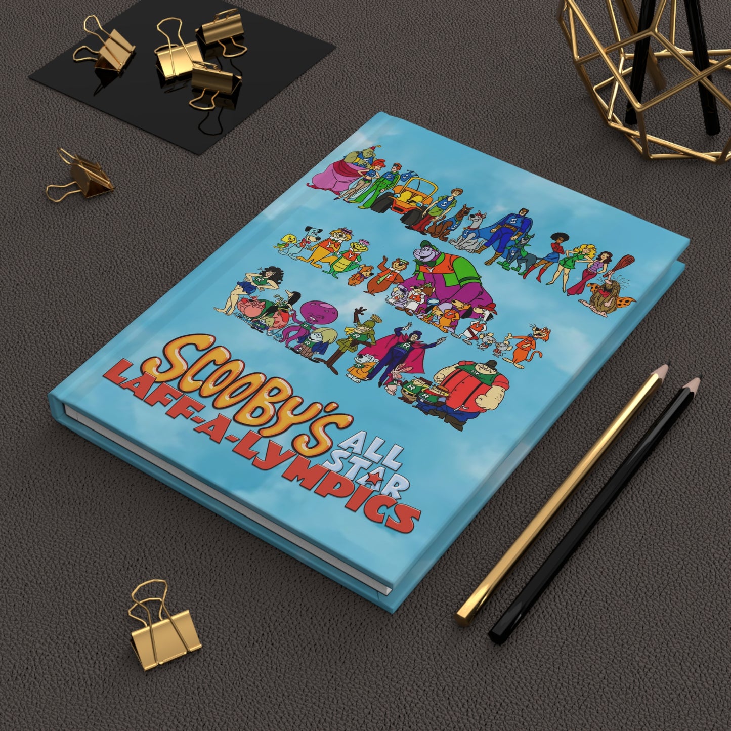 Scooby's All-Star Laff-A-Lympics Hardcover Journal - 150 Lined Pages - Dynomutt, Grape Ape, Speed Buggy, Yogi Bear, Wally Gator