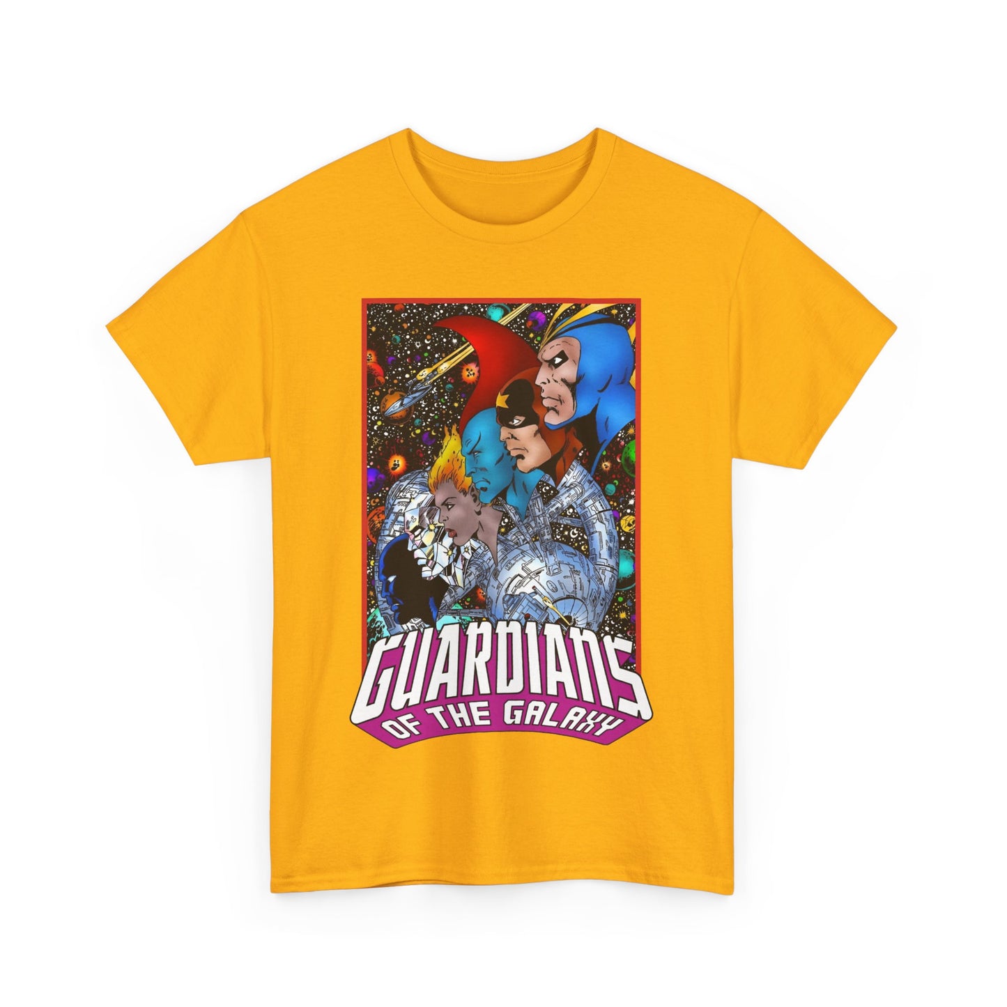 Guardians of the Galaxy T-Shirt - George Perez Art - Starhawk, Yondu, Vance Astro - Marvel Comics