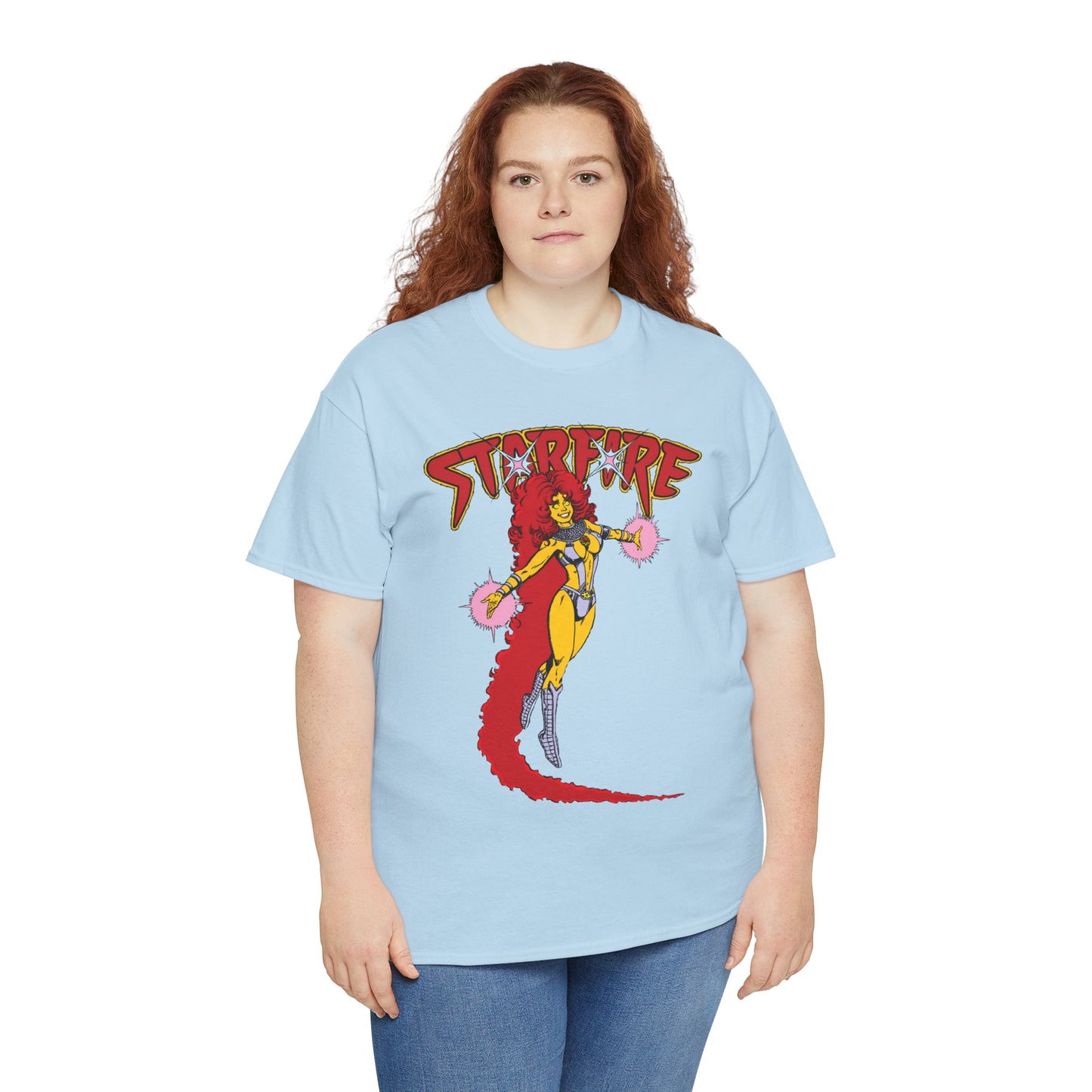 Starfire T-Shirt - George Perez Art - Popular New Teen Titans Character - DC Comics - Tamaran Princess
