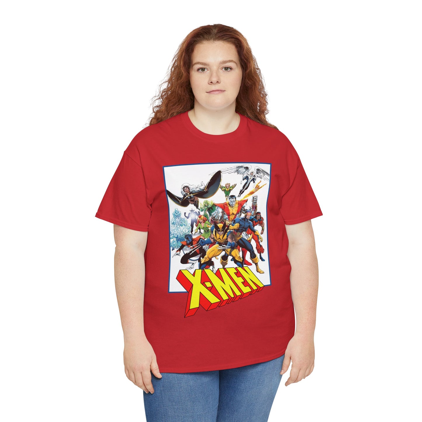 X-Men T-Shirt - Classic Arthur Adams Art - Marvel Comics - Wolverine, Colossus, Storm, Cyclops, Nightcrawler, Iceman
