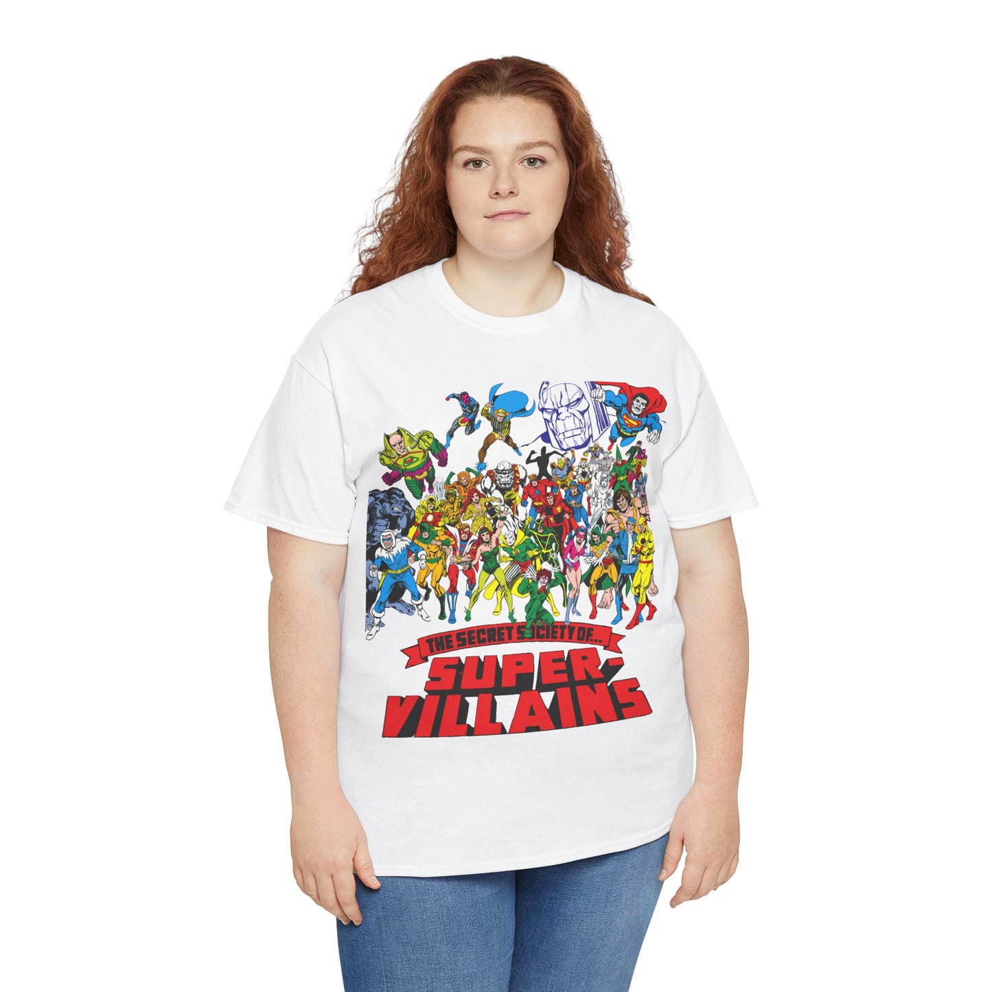 Secret Society of Super-Villains T-Shirt - DC Comics - SSOSV - Luthor, Grodd, Darkseid, Sinestro, Poison Ivy, Mirror Master
