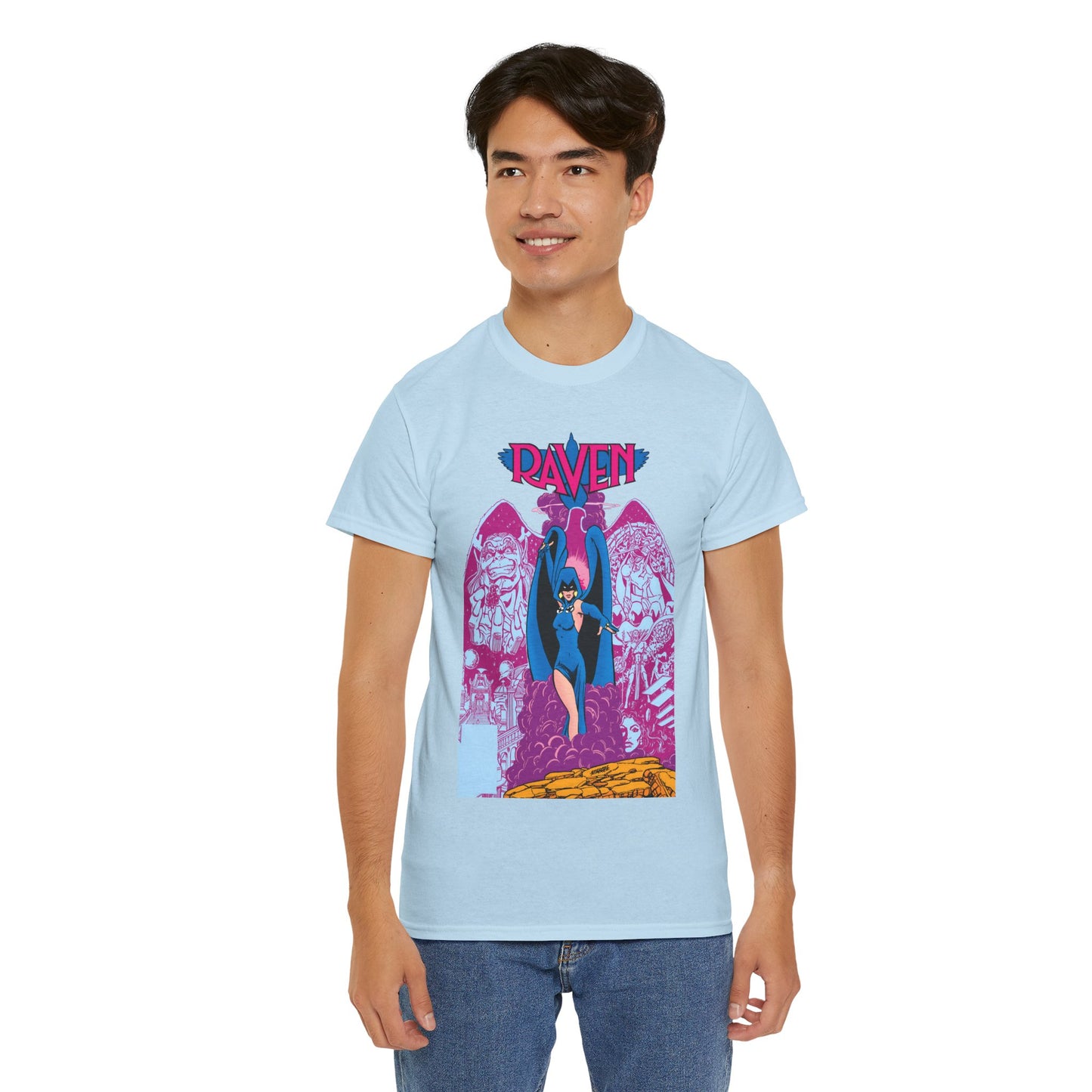 Raven T-Shirt - George Perez Art - New Teen Titans - Trigon, Azarath - DC Comics