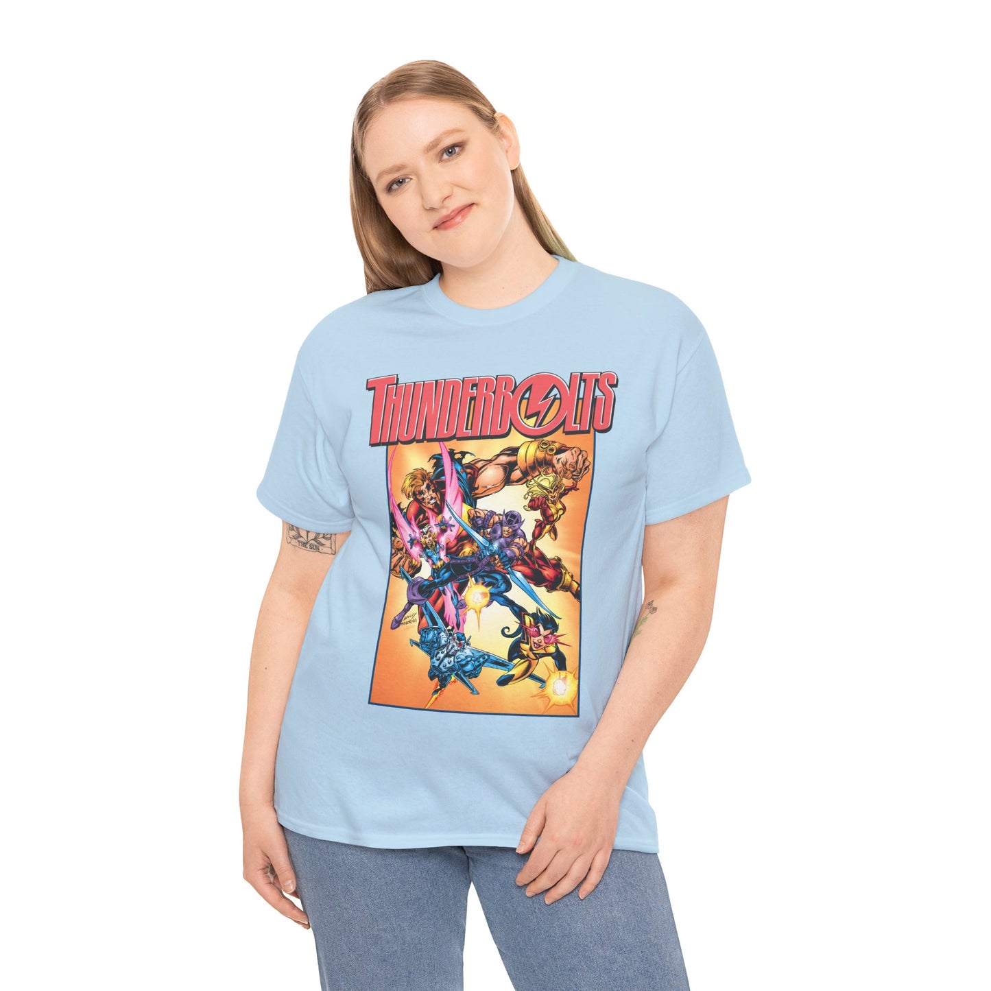 Thunderbolts T-Shirt - Mark Bagley Art - Hawkeye, Songbird - Marvel Comics - Avengers Connection