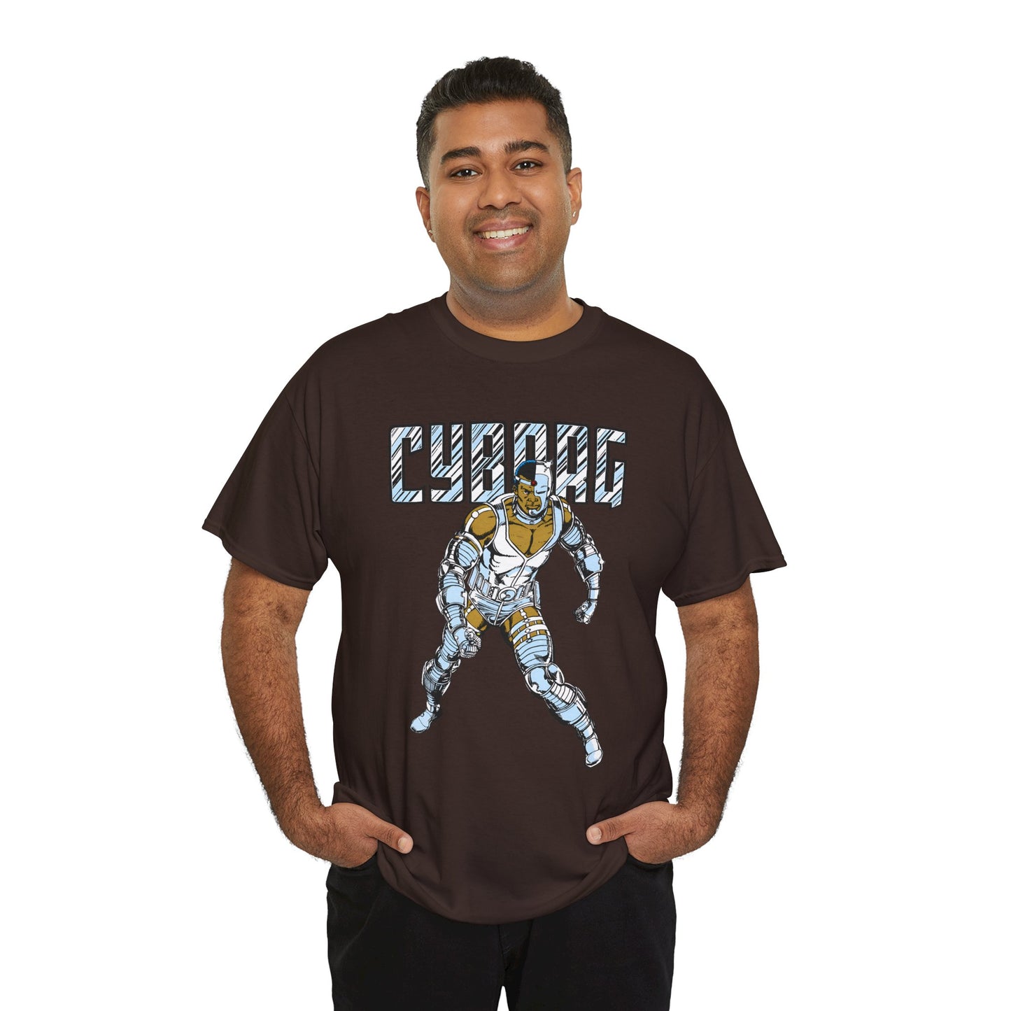 Cyborg T-Shirt - George Perez Art - New Teen Titans, Justice League - Victor Stone - DC Comics