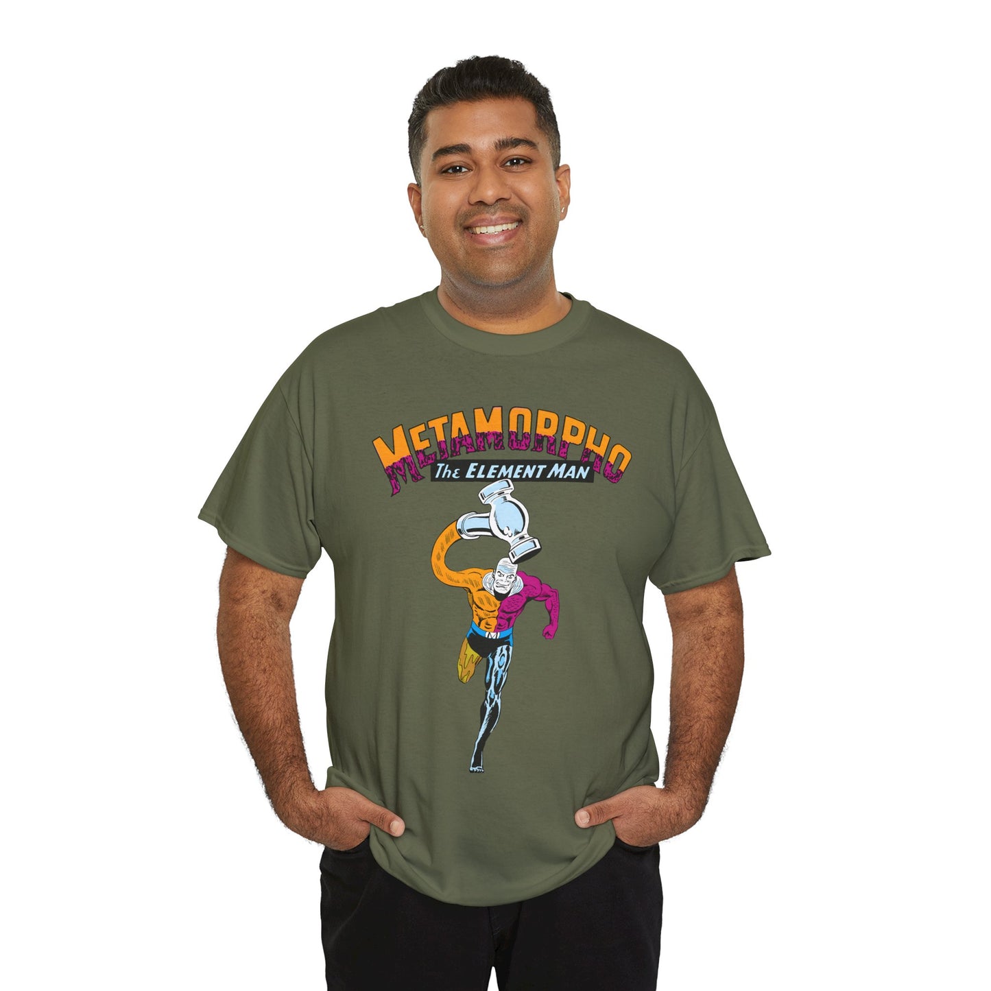 Metamorpho T-Shirt - Jim Aparo Art - DC Comics - Outsiders Team Member - New Superman Movie