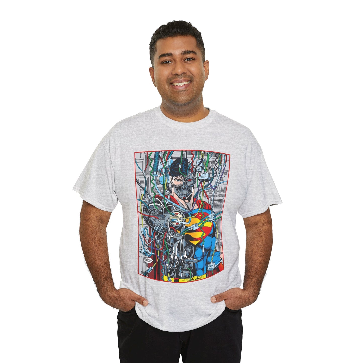 Cyborg Superman T-Shirt - DC Comics - Dan Jurgens Art - Reign of the Supermen - Popular 90s Story