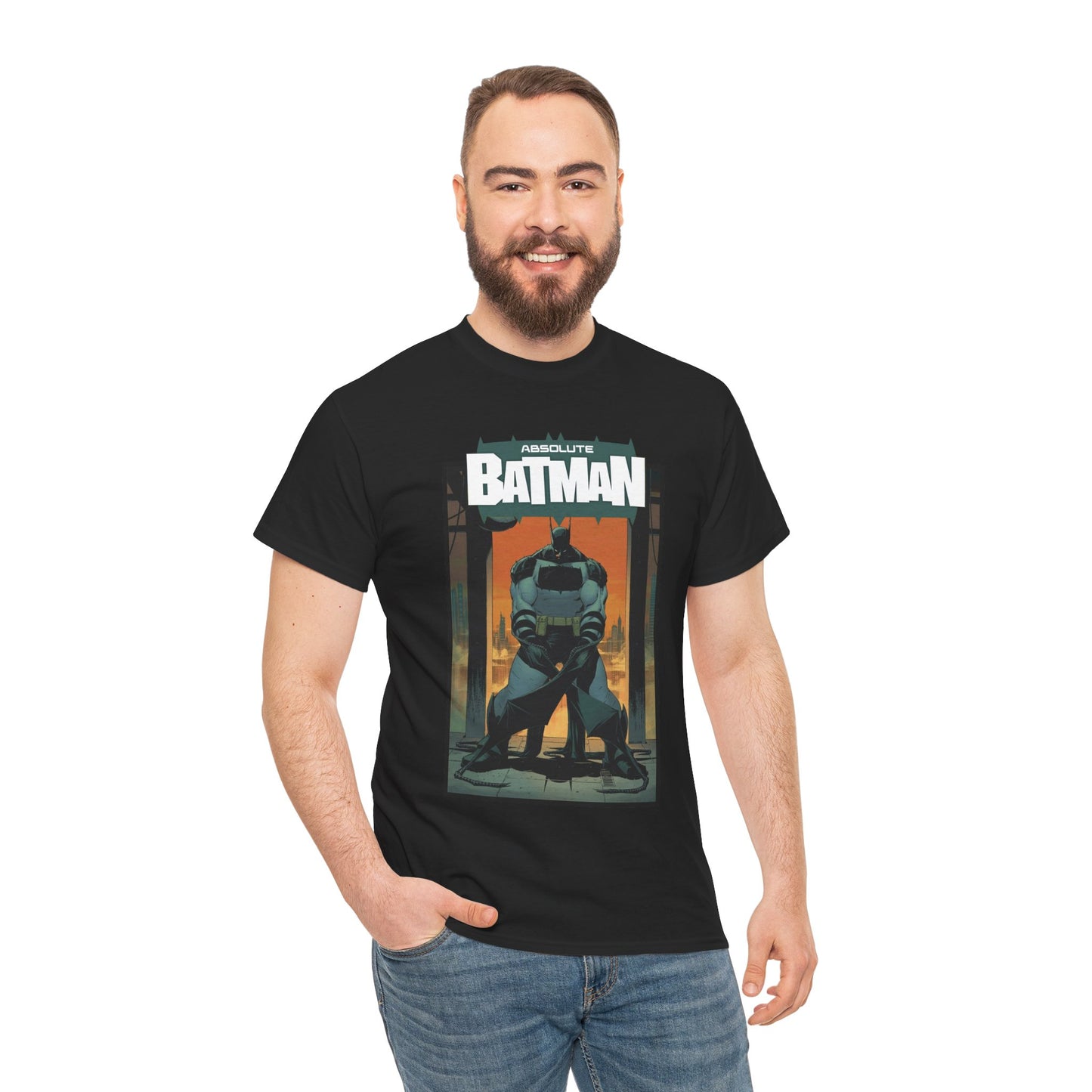 Absolute Batman T-Shirt - DC All-In Series - Amazing Nick Dragotta Art, Scott Snyder Story - Gotham City, Bruce Wayne - DC Comics