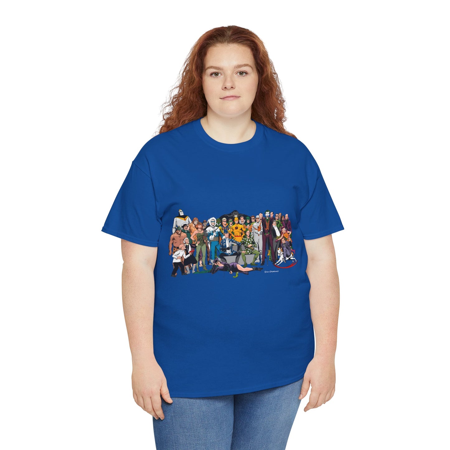 Secret Origins of Super-Villains T-Shirt - Dick Giordano Art - DC Comics - Joker, Mirror Master, Captain Cold, Lex Luthor, Scarecrow, Poison Ivy, Grodd