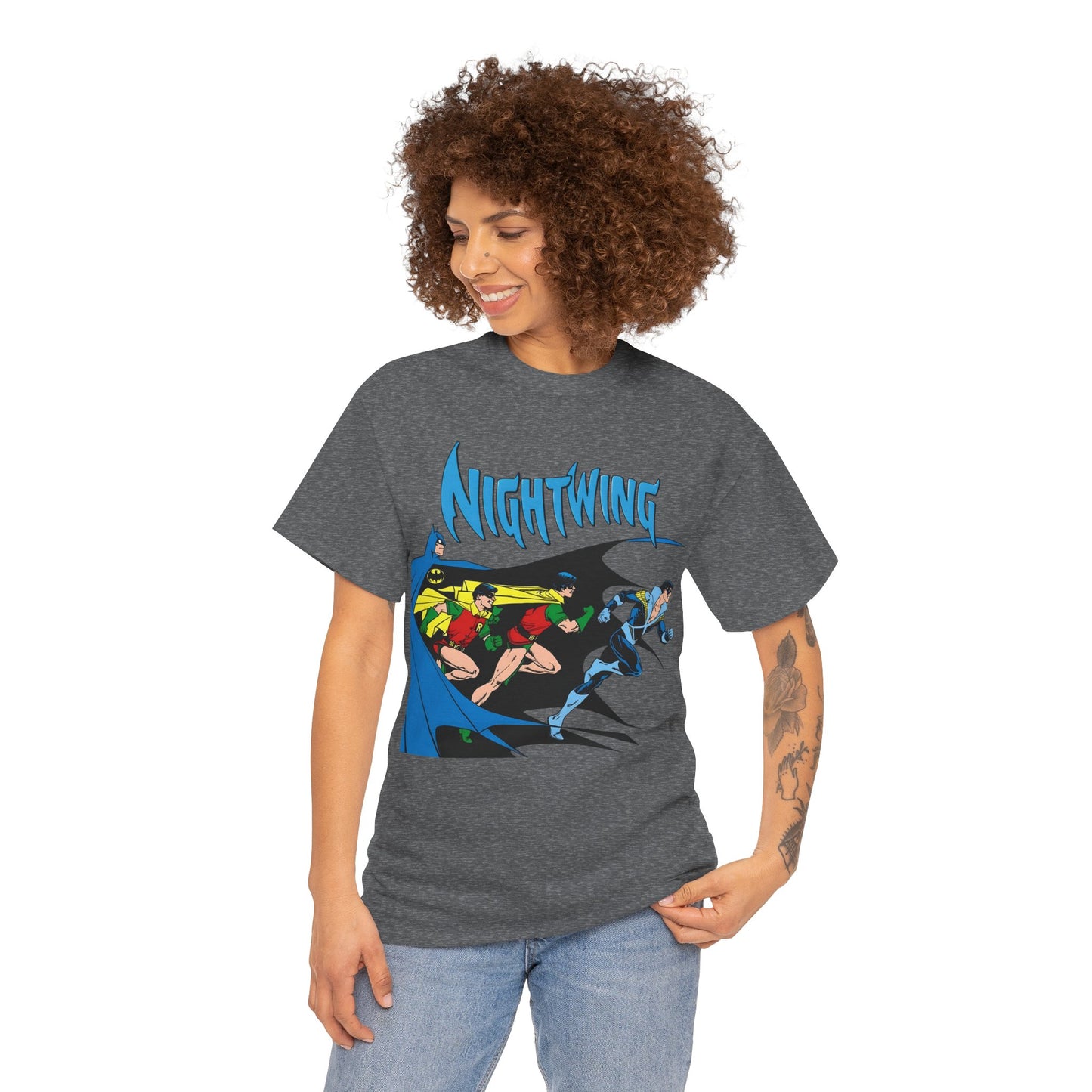 Nightwing T-Shirt - George Perez Art - Batman, Bruce Wayne, Robin, Dick Grayson - New Teen Titans Leader - DC Comics