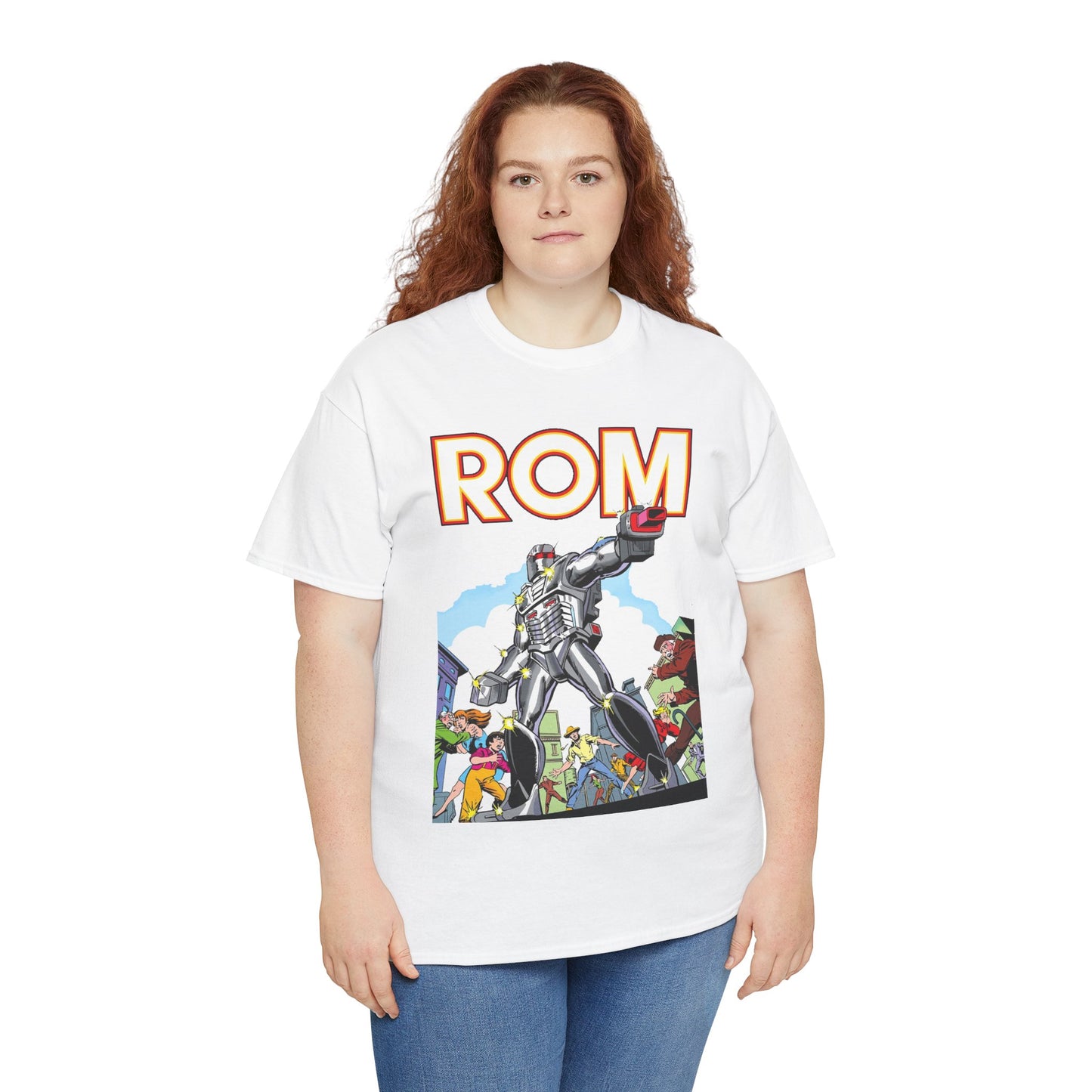 Rom: Spaceknight T-Shirt - Marvel Comics Art- Retro Character - Dire Wraiths