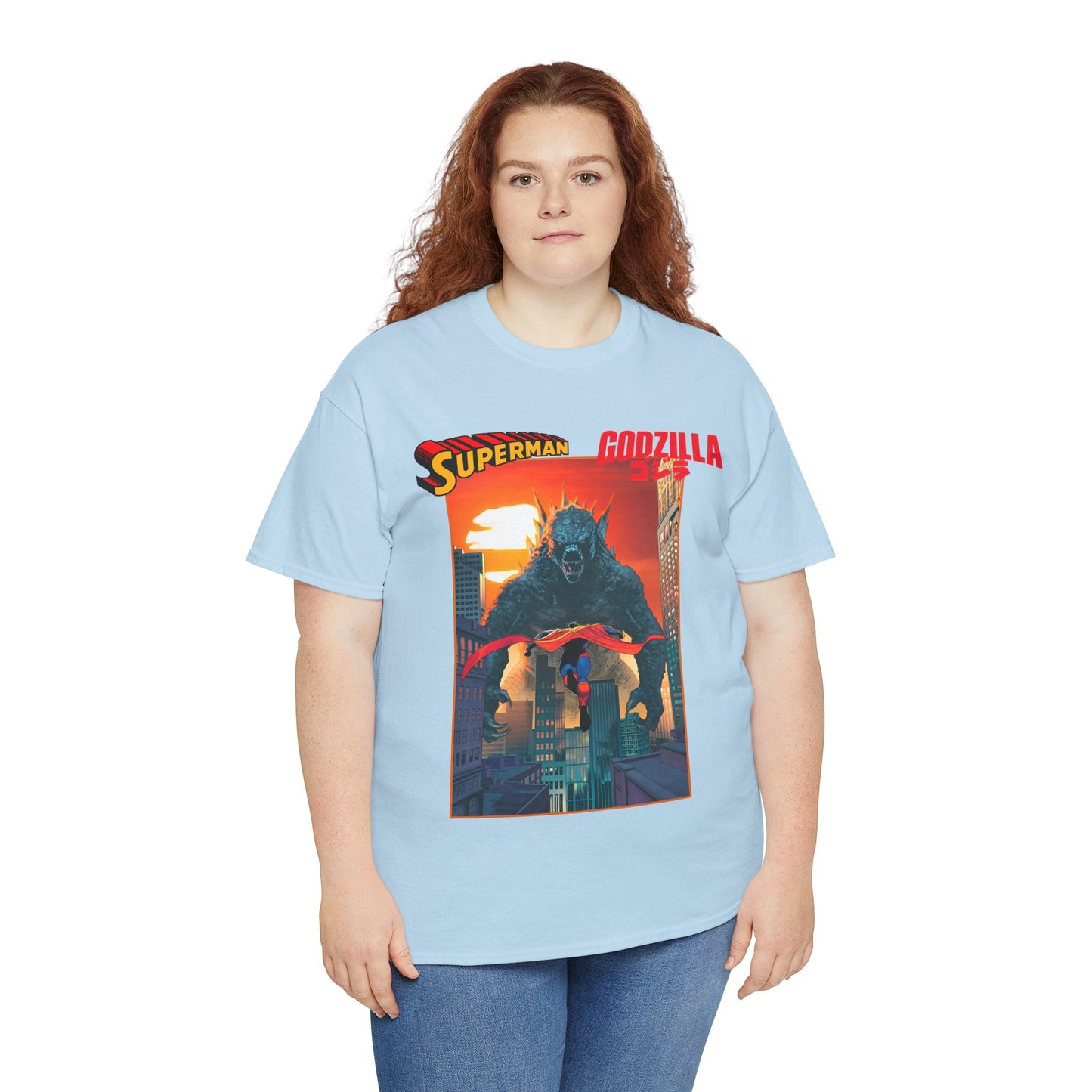 Superman Vs Godzilla T-Shirt - DC Comics - Man of Steel Vs the King of the Monsters