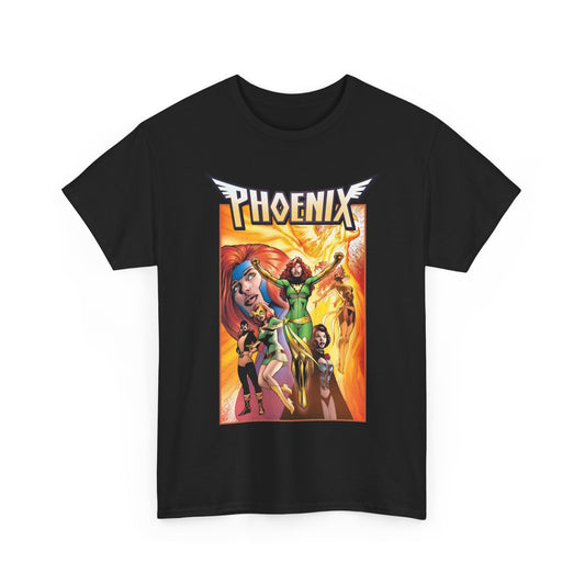 Phoenix T-Shirt - Alan Davis Art - Jean Grey, Marvel Girl, Black Queen, Dark Phoenix - X-Men Founding Member - Marvel Comics