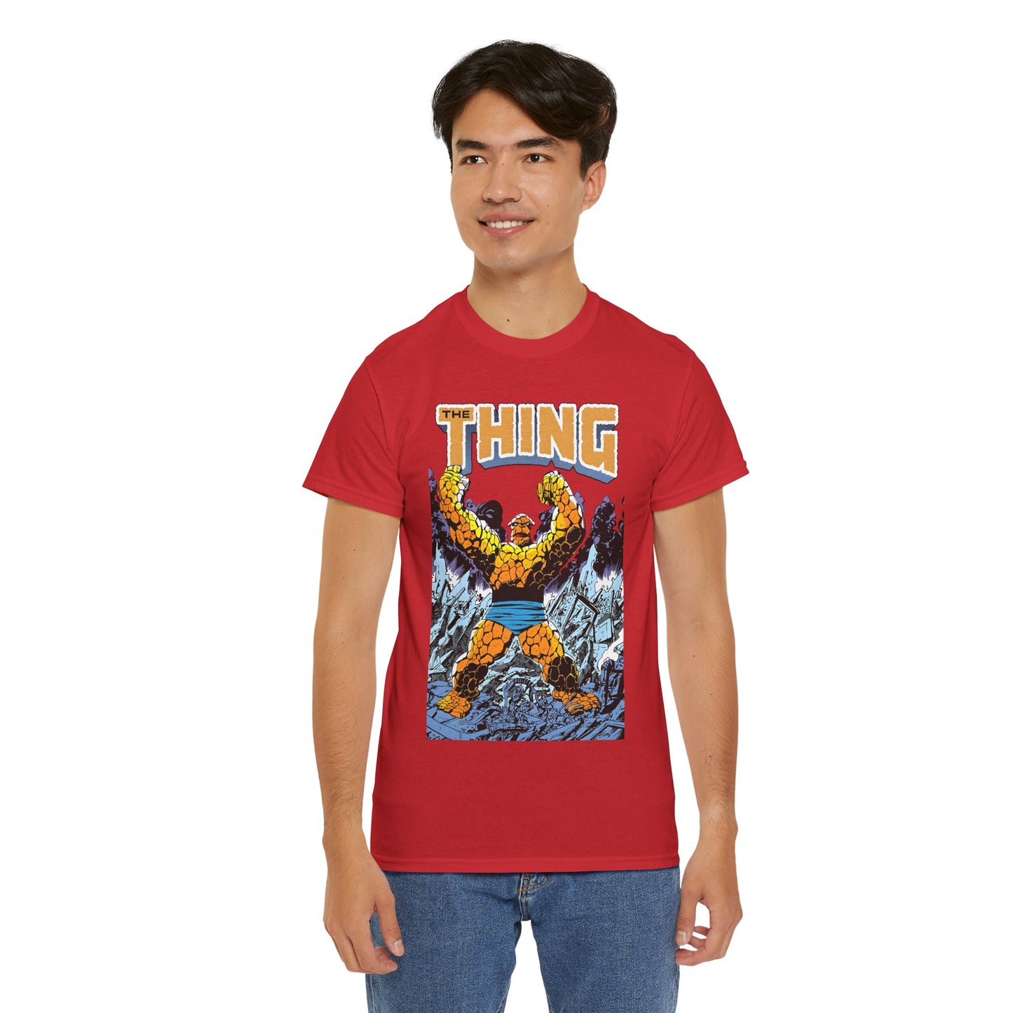 The Thing T-Shirt - John Byrne Art - Fantastic Four - Marvel Comics - Ben Grimm