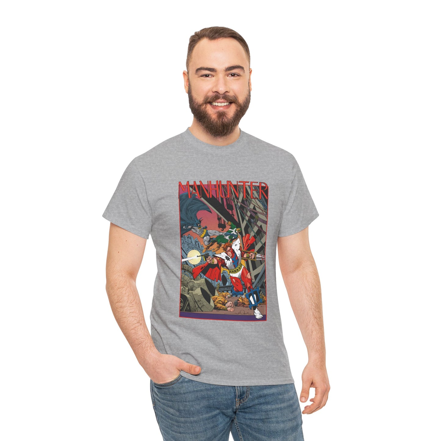 Manhunter T-Shirt - Walt Simonson Art - Paul Kirk - Batman, Detective Comics Back-Up Story - Against The Council