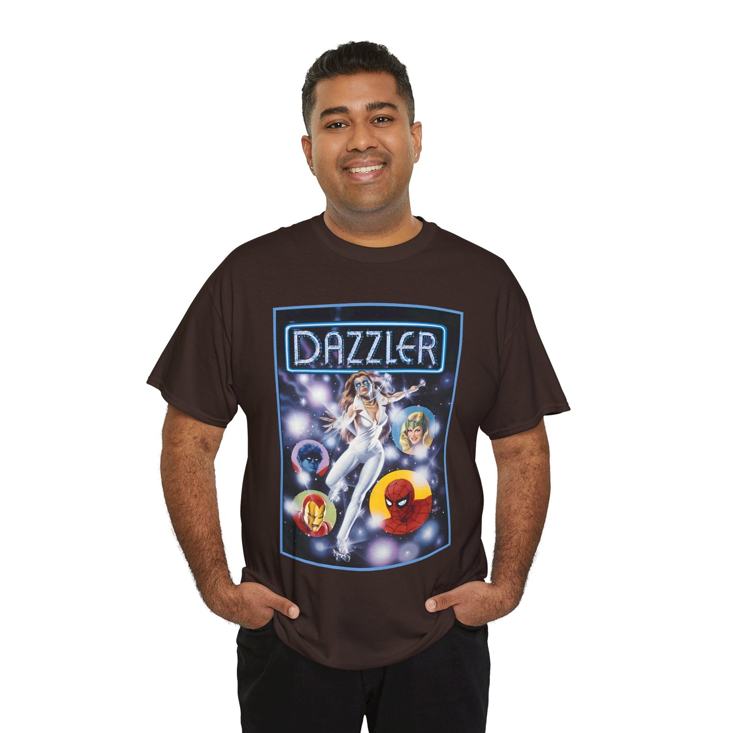 Dazzler T-Shirt - Bob Larkin Art - X-Men Connection - Alison Blaire - Mutant Pop Star - Marvel Comics