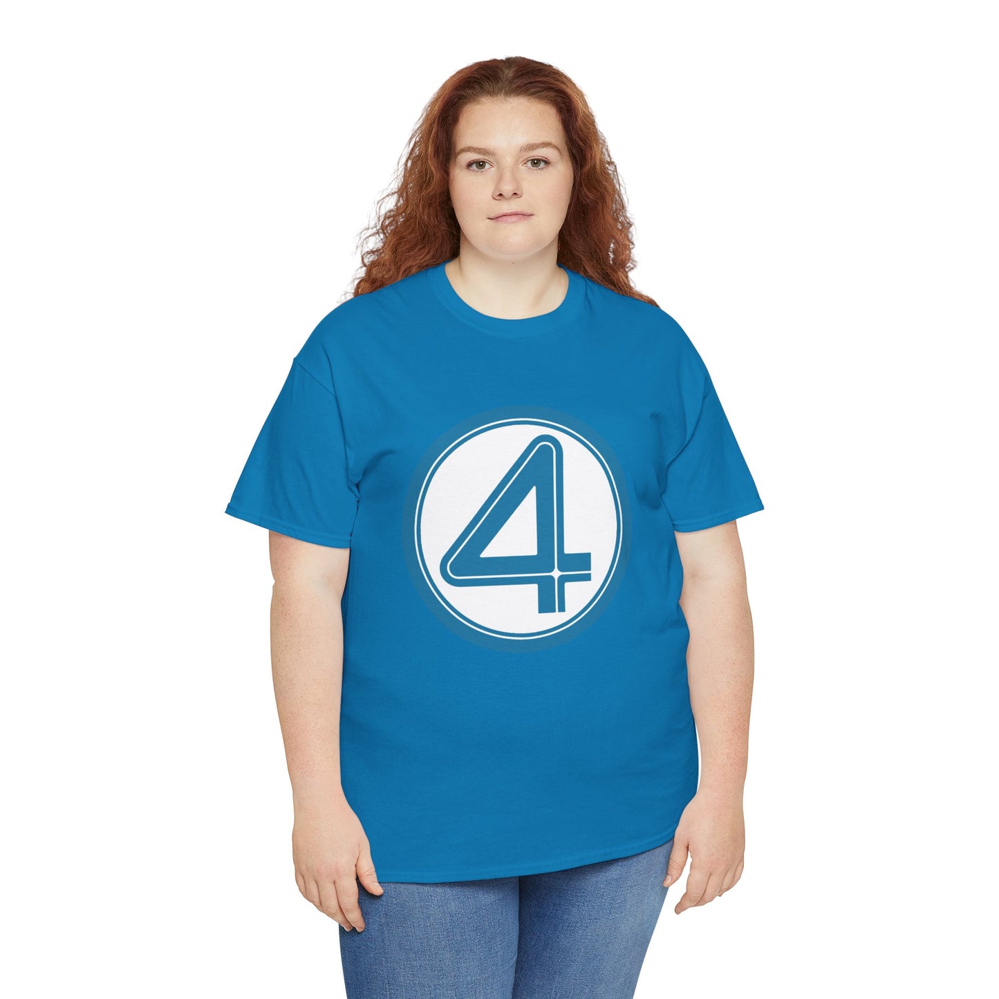 Fantastic Four Logo T-Shirt - New Marvel Movie 2025 - MCU - Pedro Pascal - 4 - Marvel Comics - Reed Richards