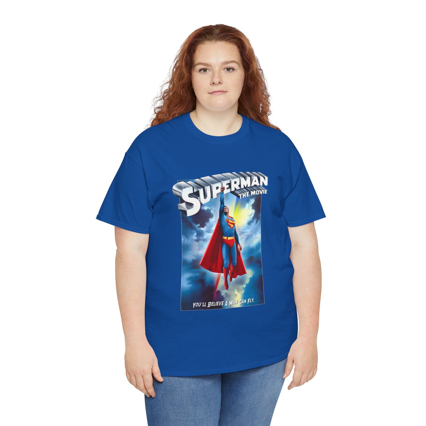 Superman The Movie T-Shirt - DC Comics - Man of Steel - Christopher Reeve 1978