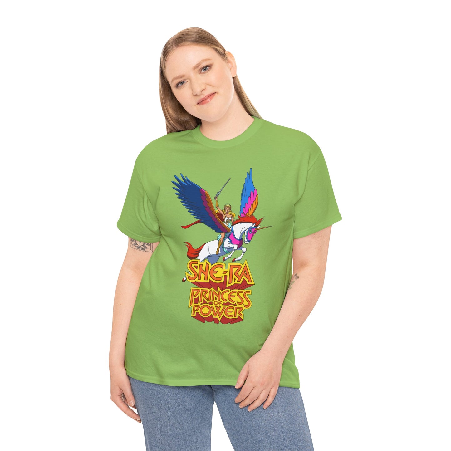 She-Ra & Swiftwind T-Shirt - Adora, Princess of Power, POP - Beloved Filmation Cartoon from the 1980s - He-Man Connection - Etheria - Fighting Hordak and the Evil Horde