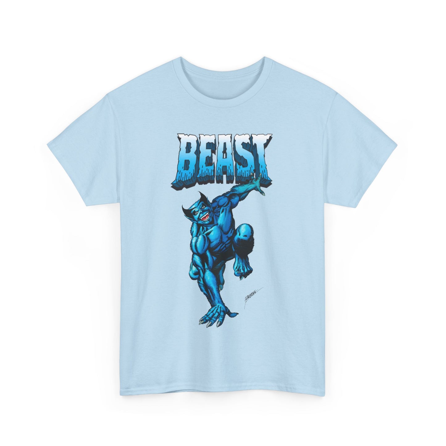 Beast T-Shirt - George Perez Art - Avengers, X-Men Member - Hank McCoy - Marvel Comics