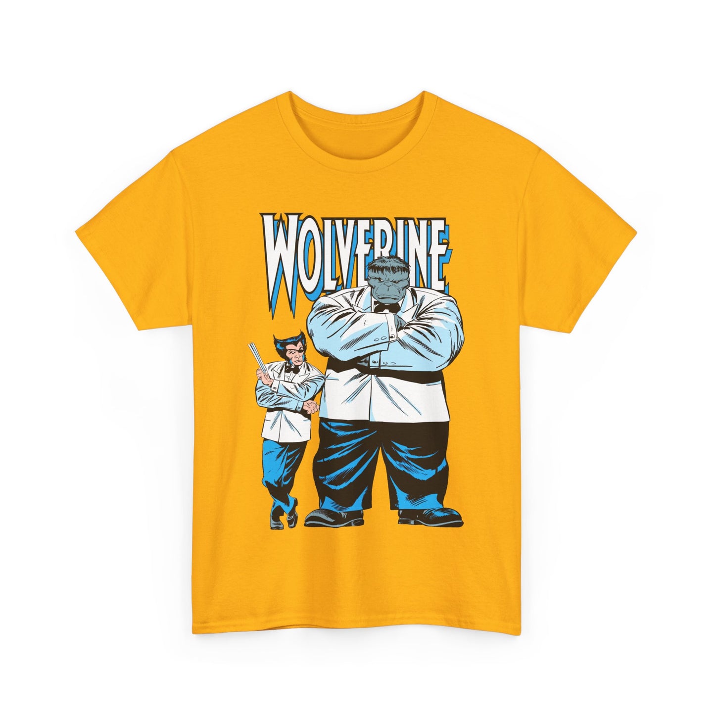 Wolverine & Hulk T-Shirt - Patch & Joe Fix-It - John Buscema Art - Logan in Madripoor - X-Men Character in Solo Adventure - Marvel Comics
