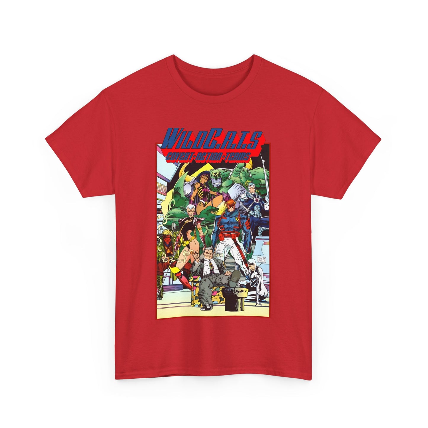 Wildcats Shirt - Jim Lee Art - Warblade, Maul, Voodoo, Grifter, Zealot, Emp, Void - Image Comics/Wildstorm/DC Comics