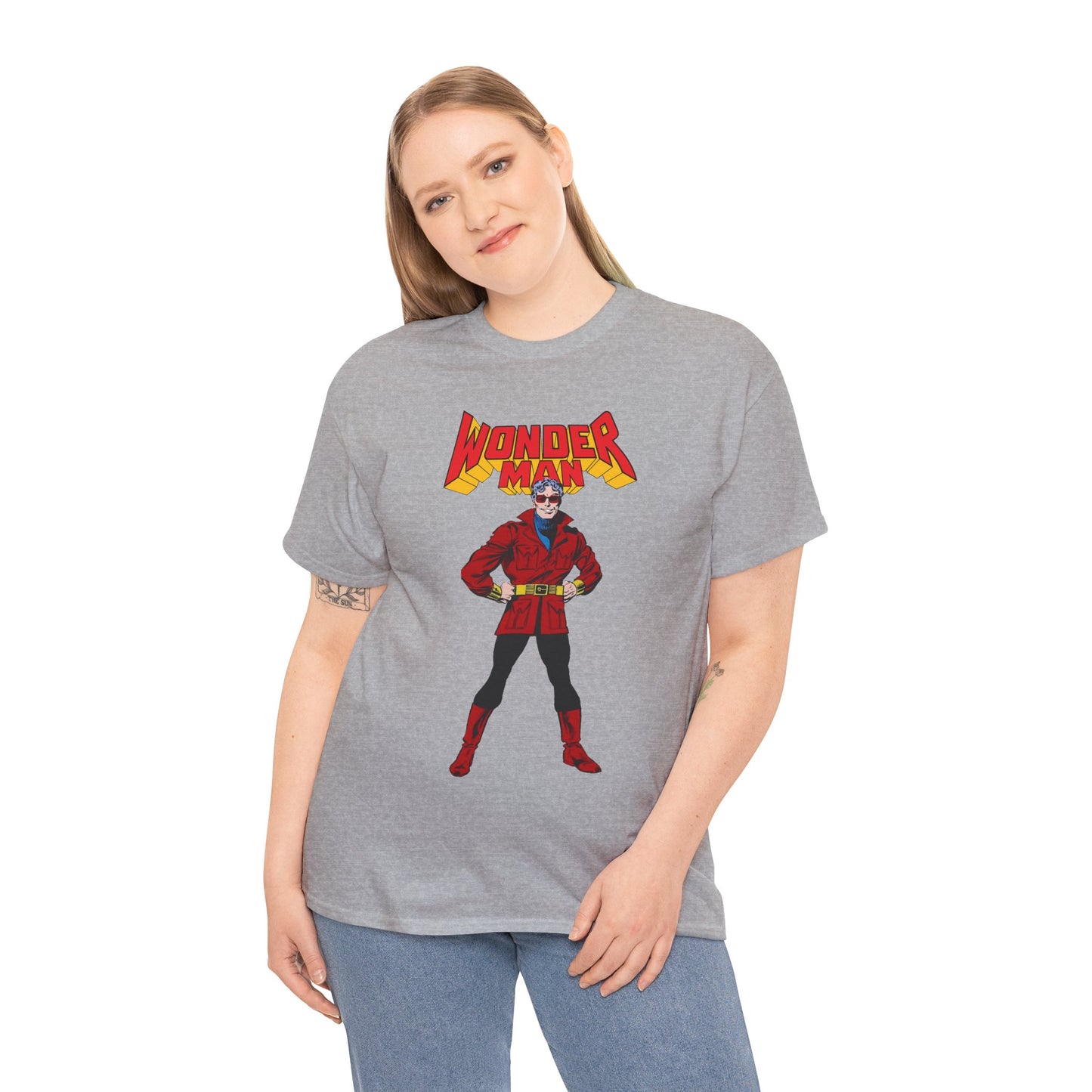 Wonder Man T-Shirt - George Perez Art - West Coast Avengers - Marvel Comics - Simon Williams - Safari Jacket Look
