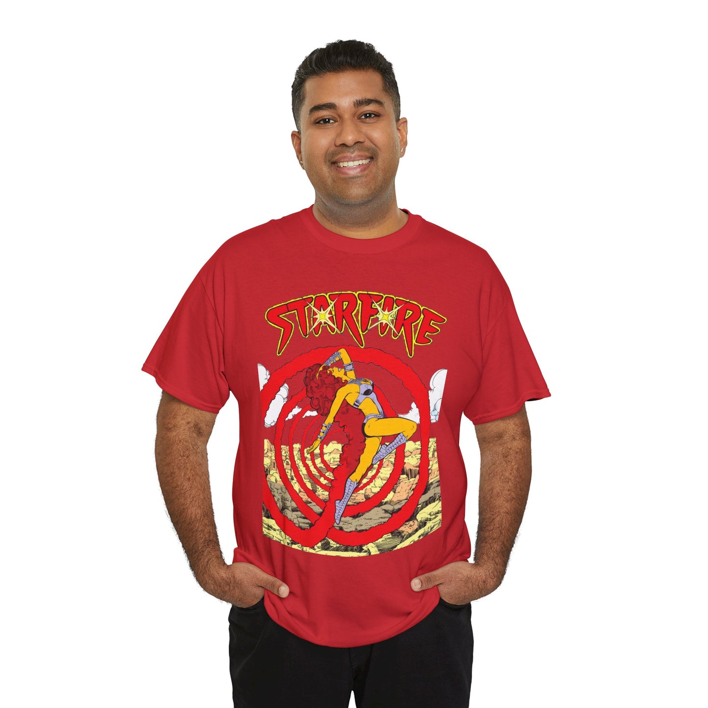 Starfire T-Shirt - George Perez Art - New Teen Titans Member - DC Comics - Koriand'r, Princess from Tamaran
