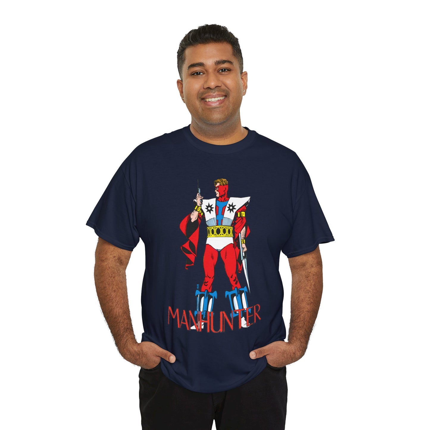 Manhunter T-Shirt - Walt Simonson Comic Book Art - Paul Kirk - Popular DC Comics Character 1970s - Batman Connection - Detective Comics