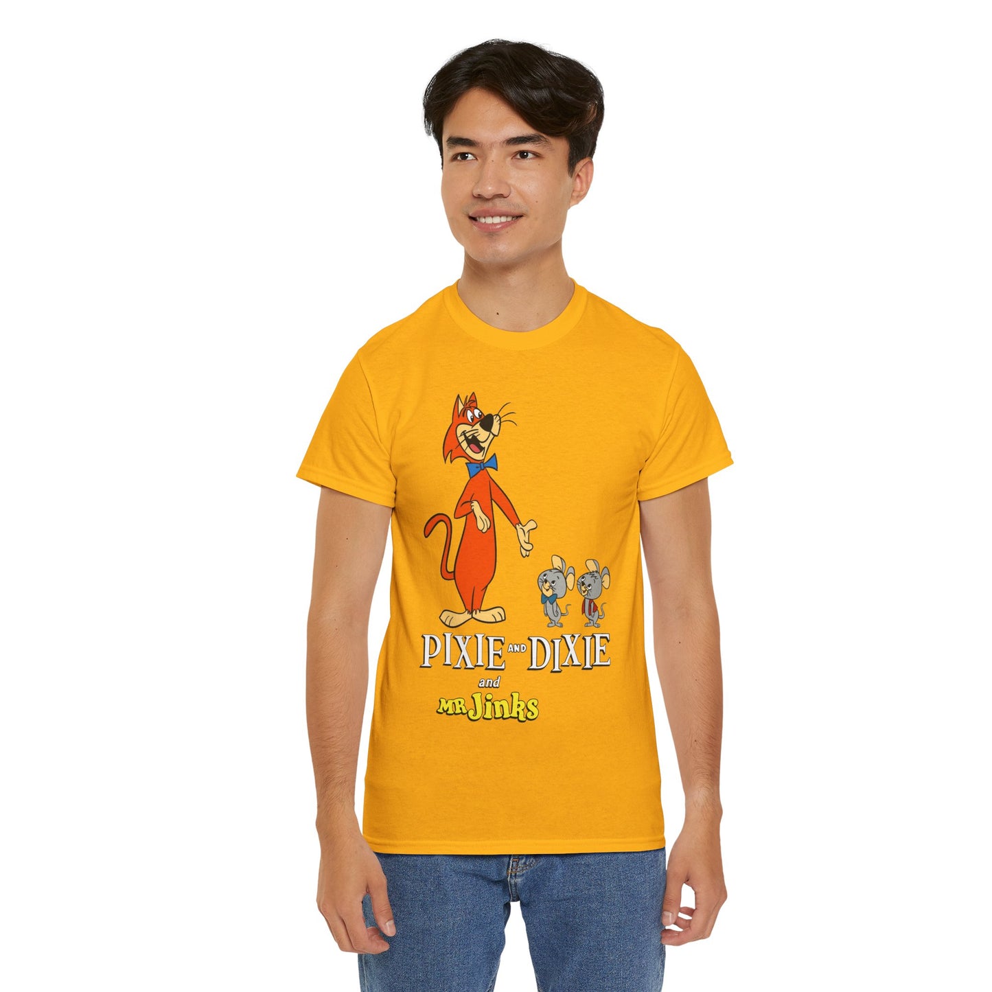 Pixie & Dixie & Mr Jinks T-Shirt - Classic Hanna-Barbera Saturday Morning Cartoon - I Hate Meeces to Pieces!