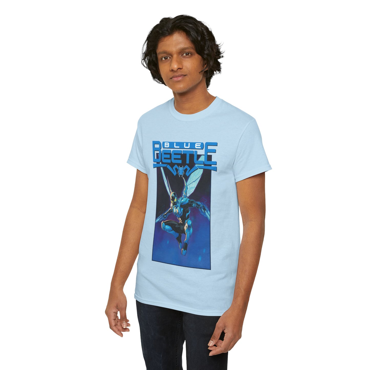 Blue Beetle T-Shirt - Dan Mora Art - DC Comics Character - Jaime Reyes