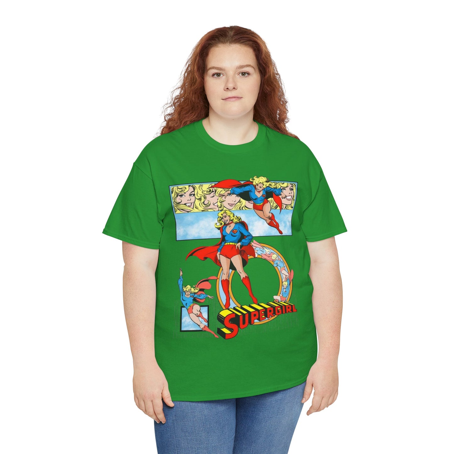 Supergirl T-Shirt - Krypton, Superman, Kara, Kandor - DC Comics - 1980s Art - Style Guide - Superman's Cousin