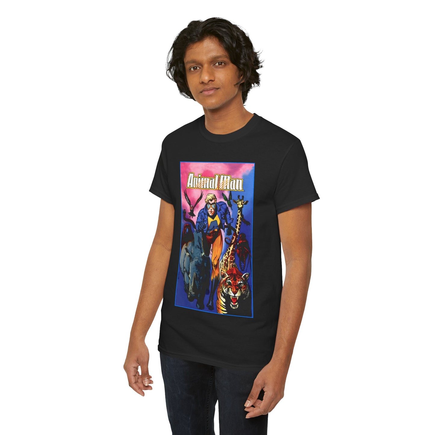 Animal Man T-Shirt - Brian Bolland Art - #1 Cover Art - Buddy Baker - DC Comics, Vertigo Comics