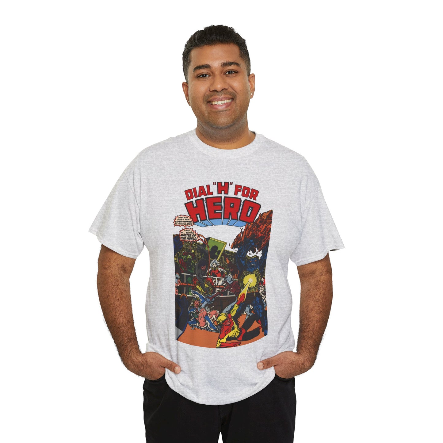 Dial "H" For Hero T-Shirt - George Perez Art - Chris King and Vicki Grant - Adventure Comics Series - DC Comics