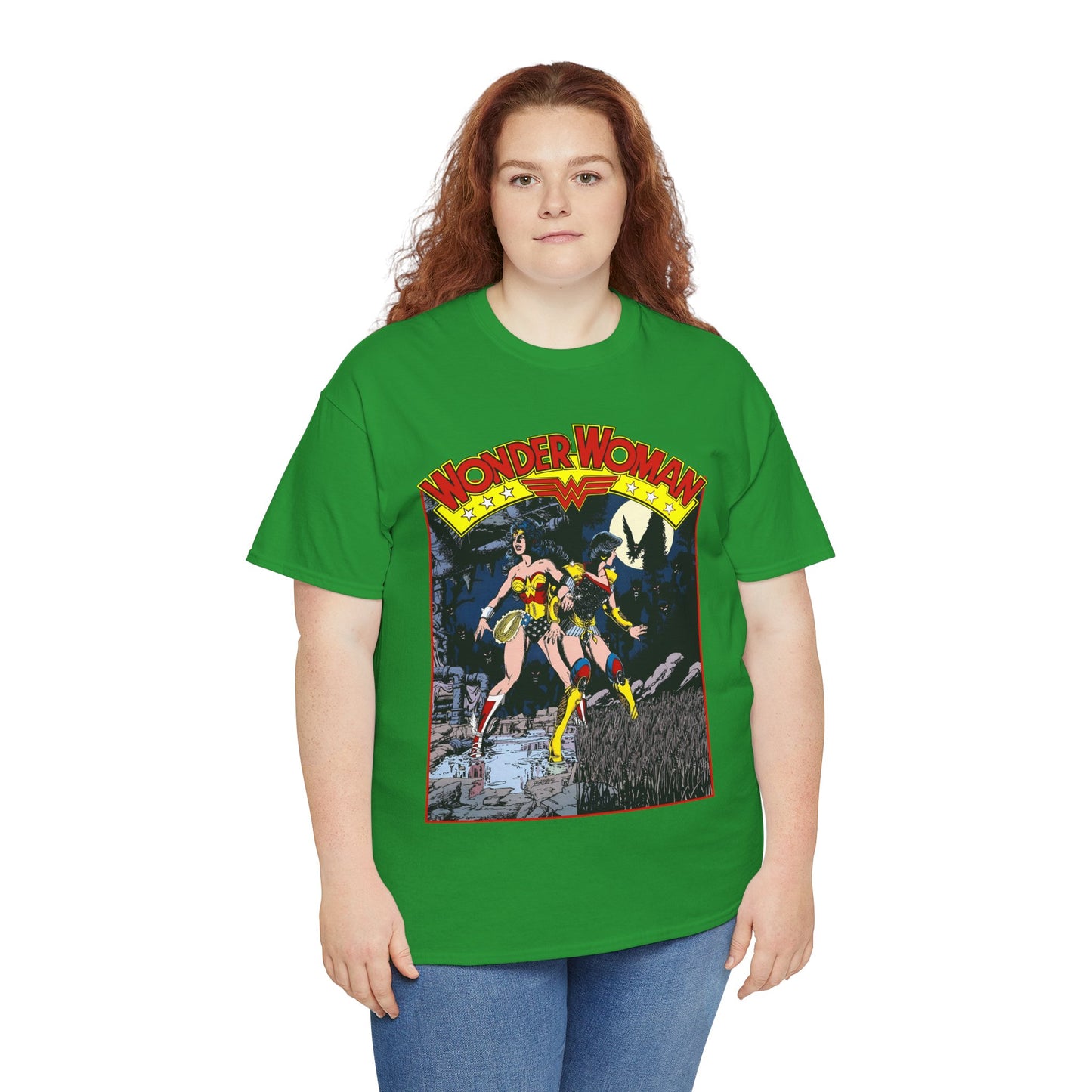 Wonder Woman & Troia T-Shirt - George Perez Art - Wonder Girl, Donna Troy - Themyscira, Paradise Island - DC Comics