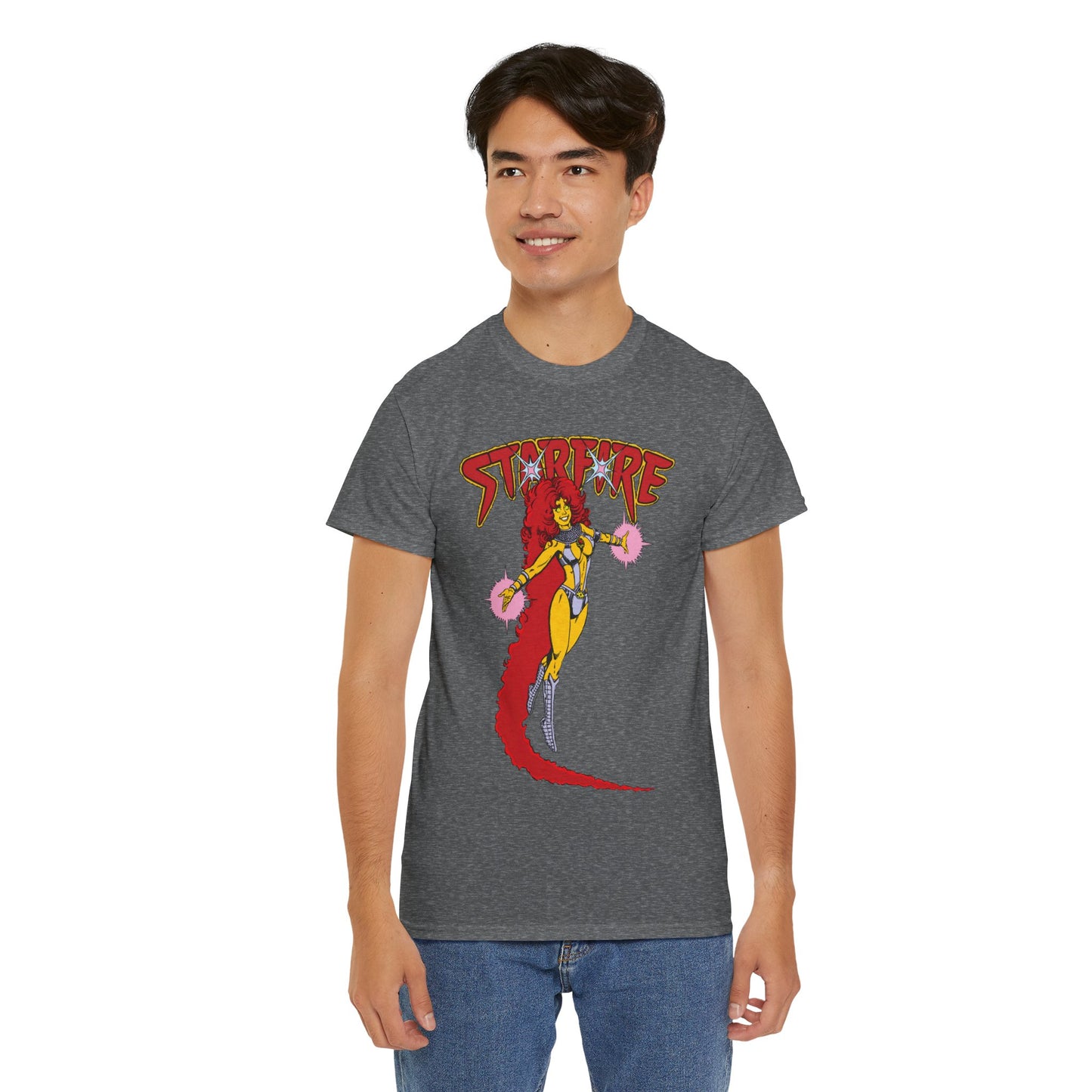 Starfire T-Shirt - George Perez Art - Popular New Teen Titans Character - DC Comics - Tamaran Princess