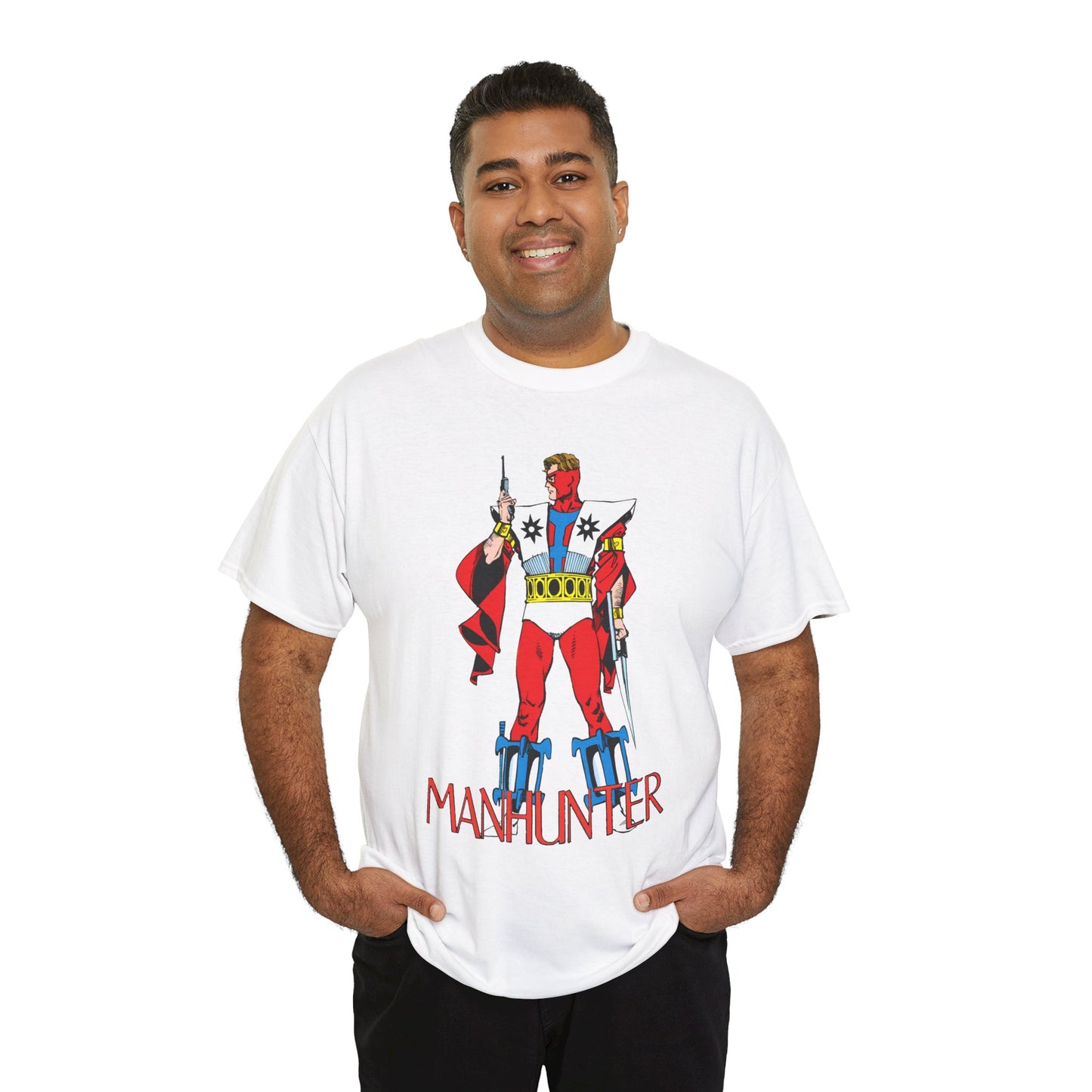 Manhunter T-Shirt - Walt Simonson Comic Book Art - Paul Kirk - Popular DC Comics Character 1970s - Batman Connection - Detective Comics
