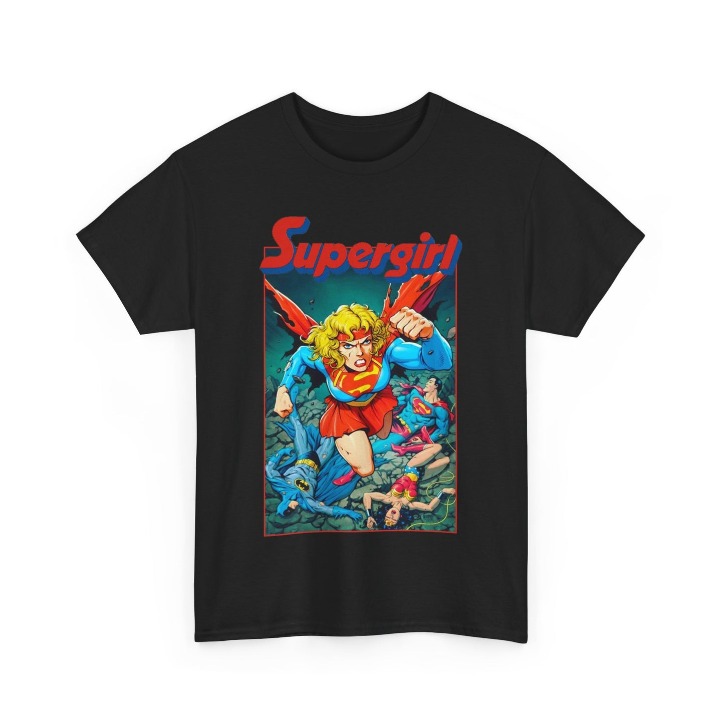 Supergirl T-Shirt - Tom Grummett Art - Crisis on Infinite Earths - Classic DC Comics Series - Death of Supergirl