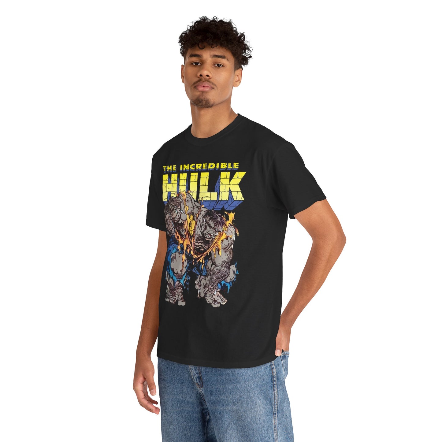 Incredible Hulk T-Shirt - Todd McFarlane Art - Marvel Comics - Grey Hulk, Bruce Banner
