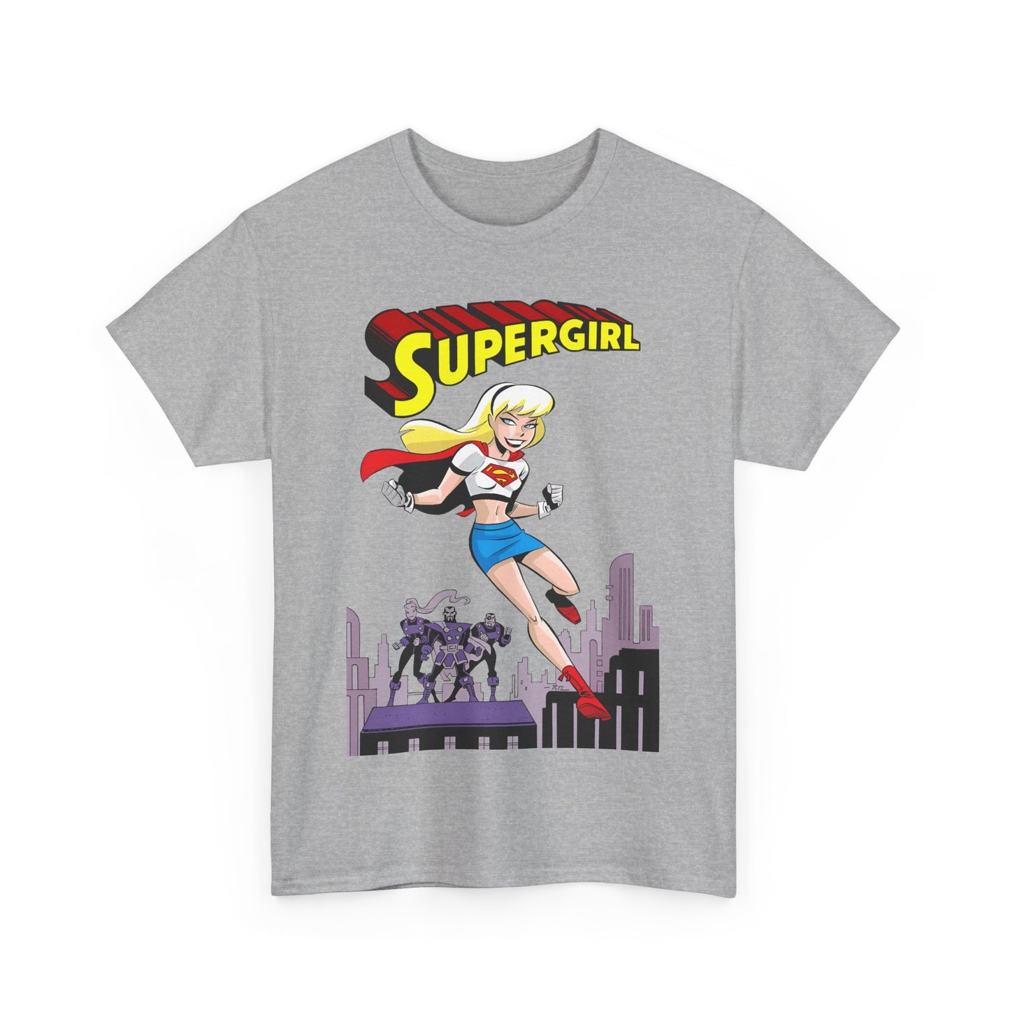 Supergirl T-Shirt - Bruce Timm Art - DC Comics Animated Series 1990s - Kara, Superman's Cousin