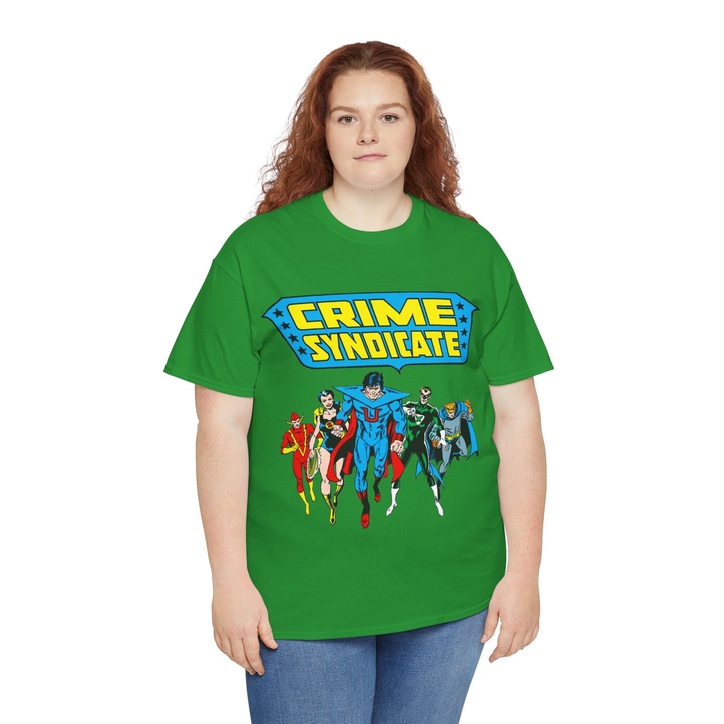 Crime Syndicate T-Shirt - Ultraman, Owlman, Superwoman, Power Ring, Johnny Quick - Earth 3 Justice League Villains - DC Comics