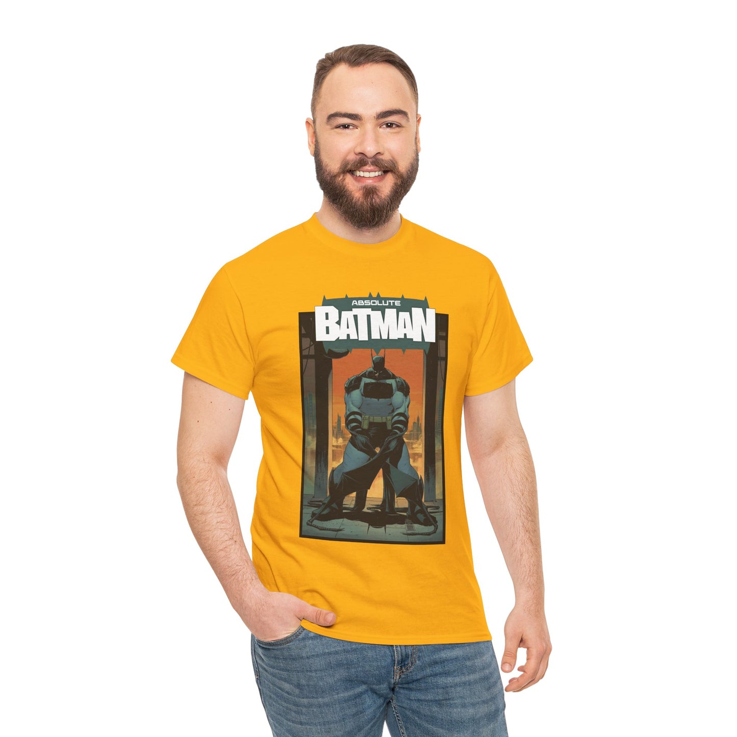 Absolute Batman T-Shirt - DC All-In Series - Amazing Nick Dragotta Art, Scott Snyder Story - Gotham City, Bruce Wayne - DC Comics